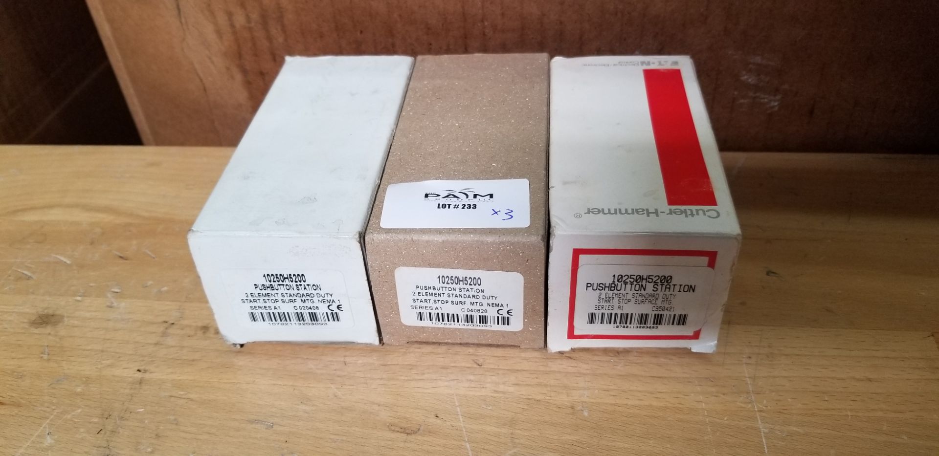 Lot of New Cutler Hammer Pushbutton Station