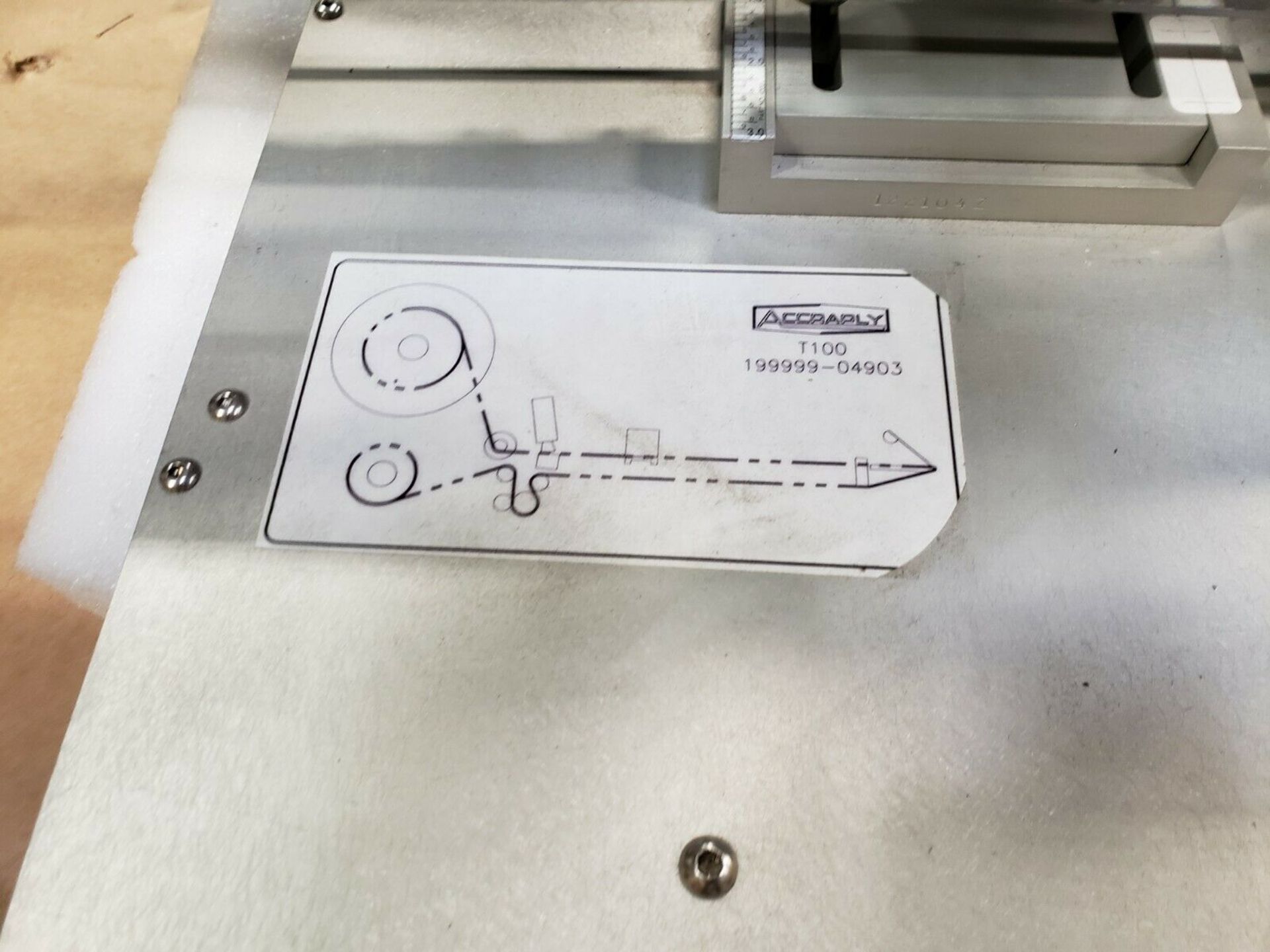 Barry Wehmiller Accraply 6101 Pressure Sensitive Benchtop Labeler - Image 3 of 9