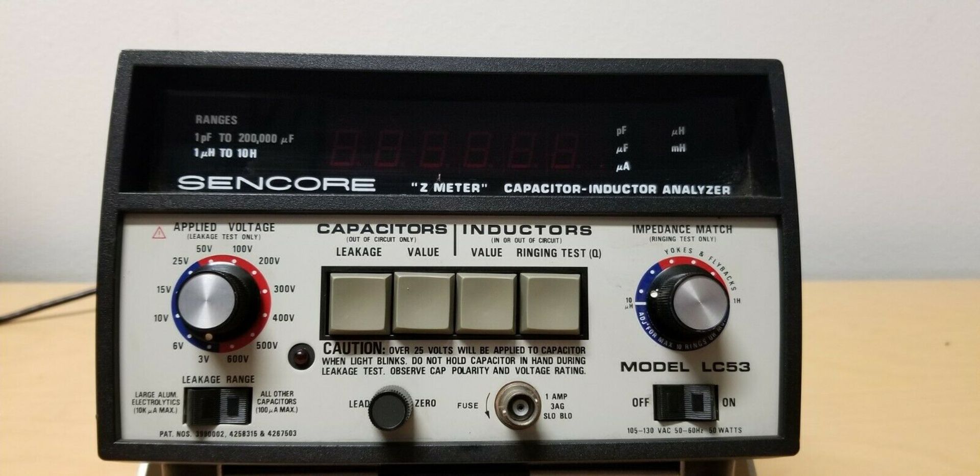 Sencore Capacitor-Inductor Analyzer Z Meter LC53 - Image 2 of 5