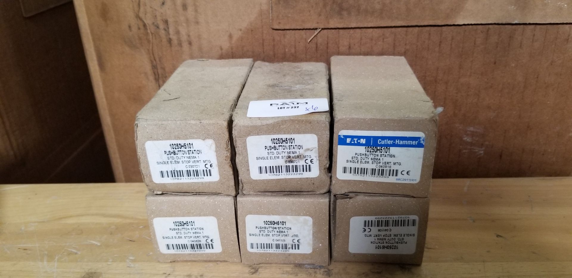 Lot of New Cutler Hammer Pushbutton Station
