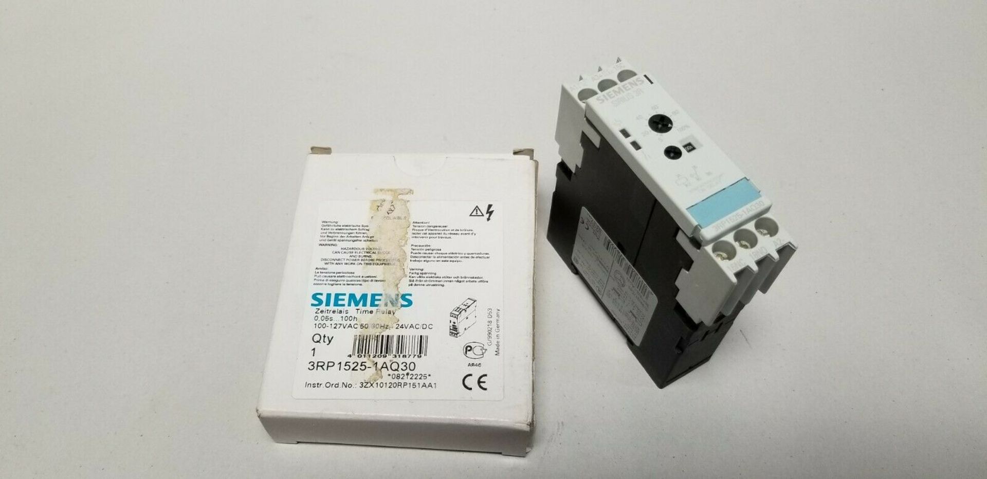 New Siemens Time Relay
