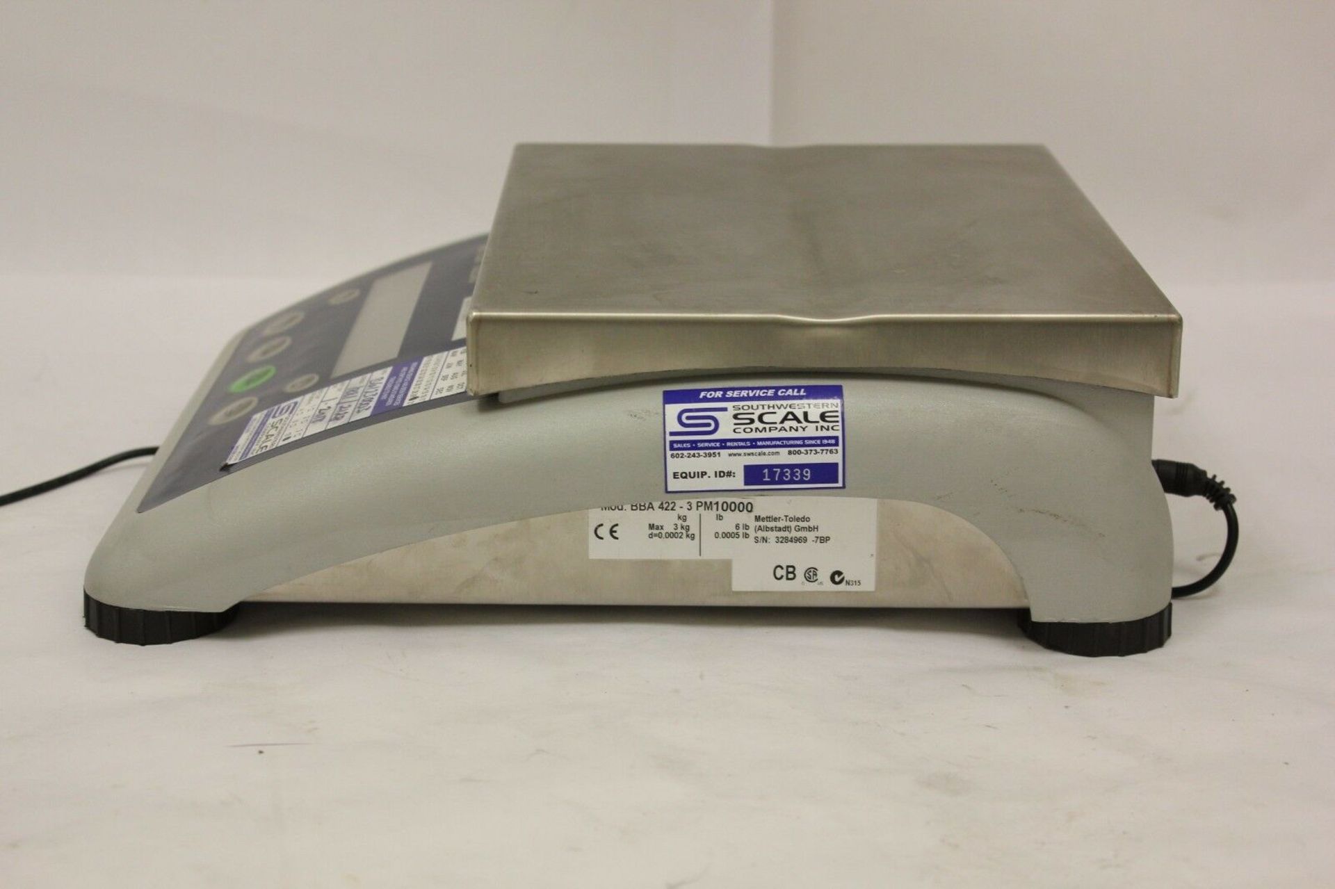 Mettler Toledo BBA422-3 PM10000 Counting Scale 3 kg - Image 3 of 3