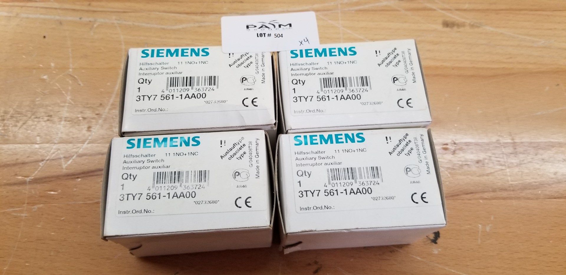 Lot of New Siemens Auxiliary Contact Blocks