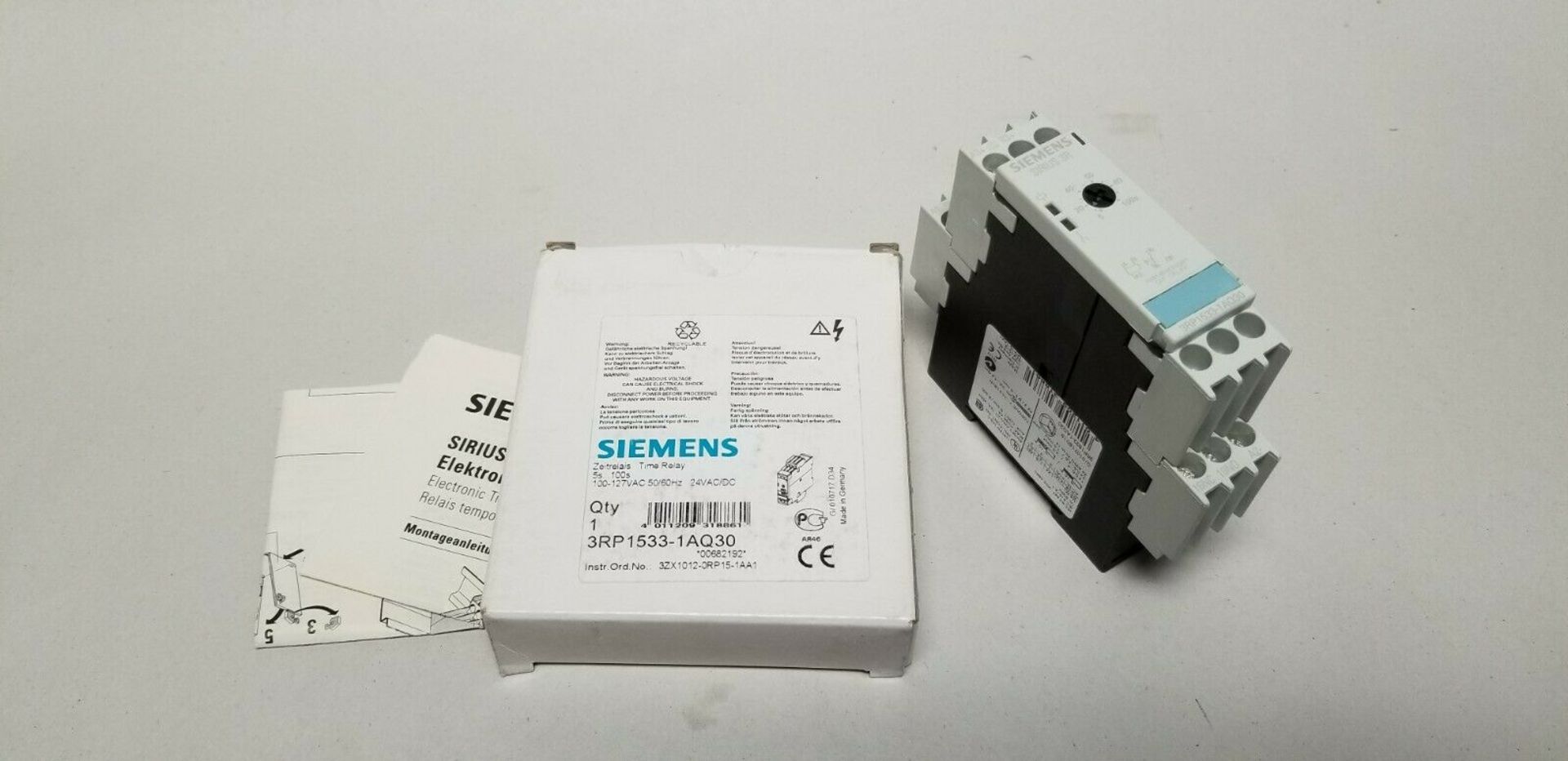 New Siemens Time Relay
