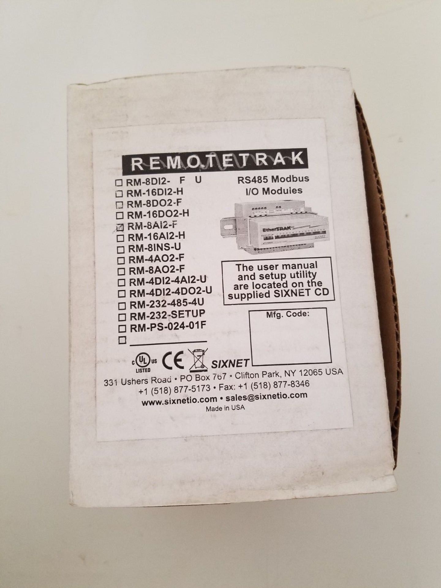 New SIXNET REMOTETRAK Modbus RS485 PLC Module - Image 3 of 3