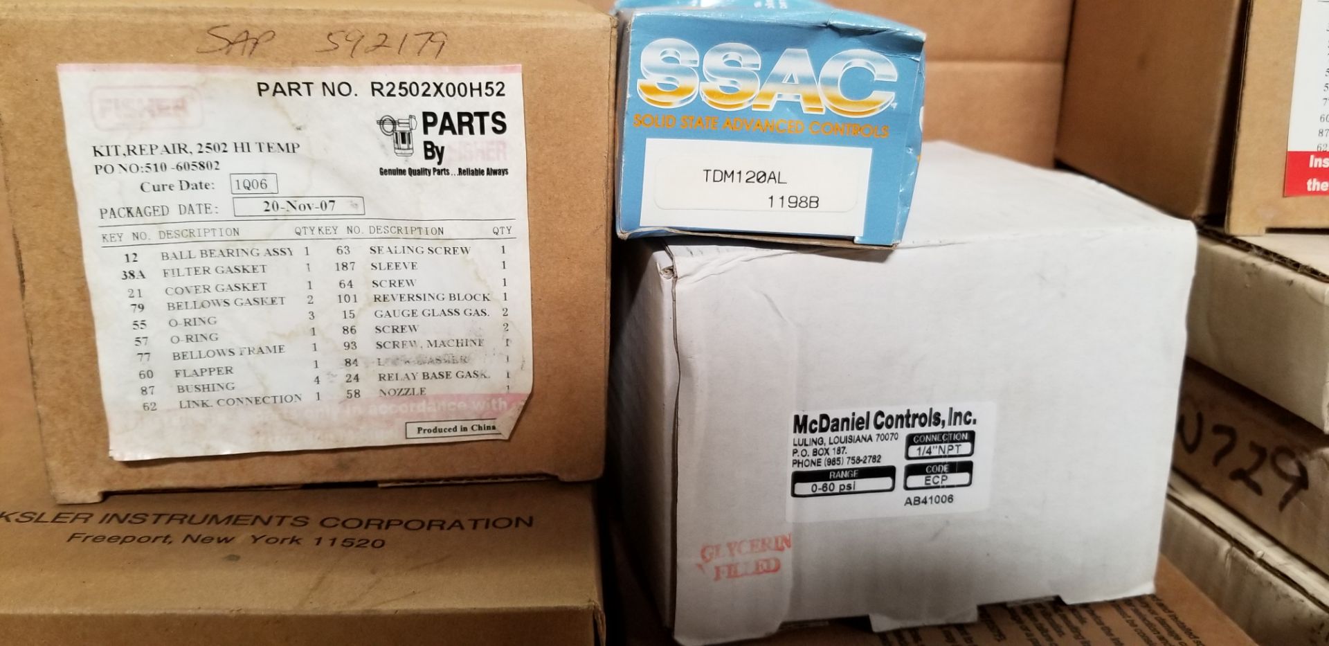 Lot of New Industrial Automation Parts - Siemens,Eaton, Ashcroft,Fisher - Image 3 of 13