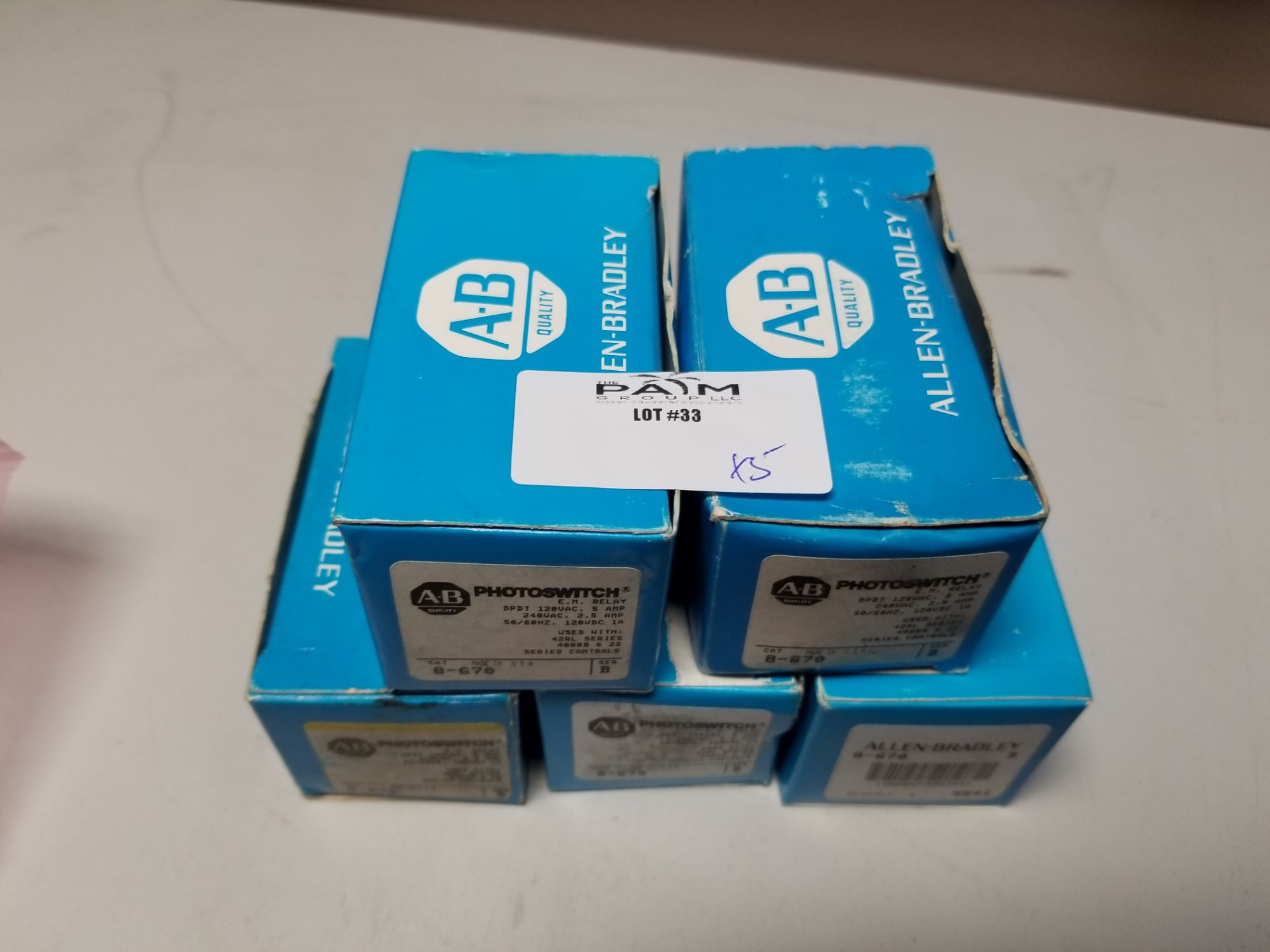 LOT OF NEW ALLEN BRADLEY PHOTOSWITCH EM RELAY