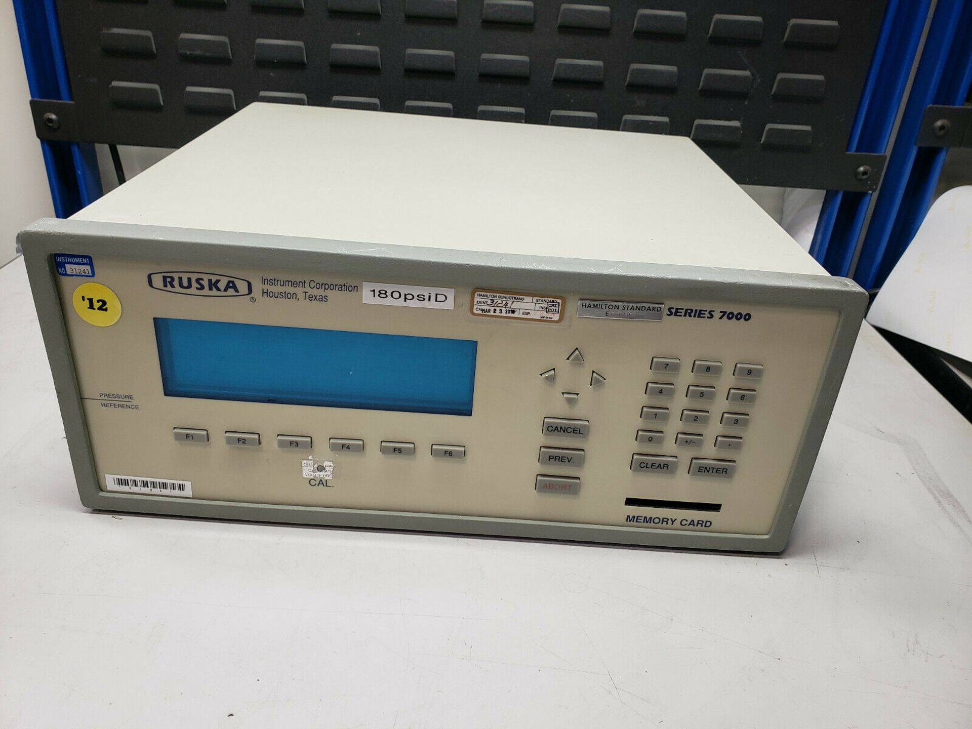 Ruska Model 7010 Digital Pressure Controller