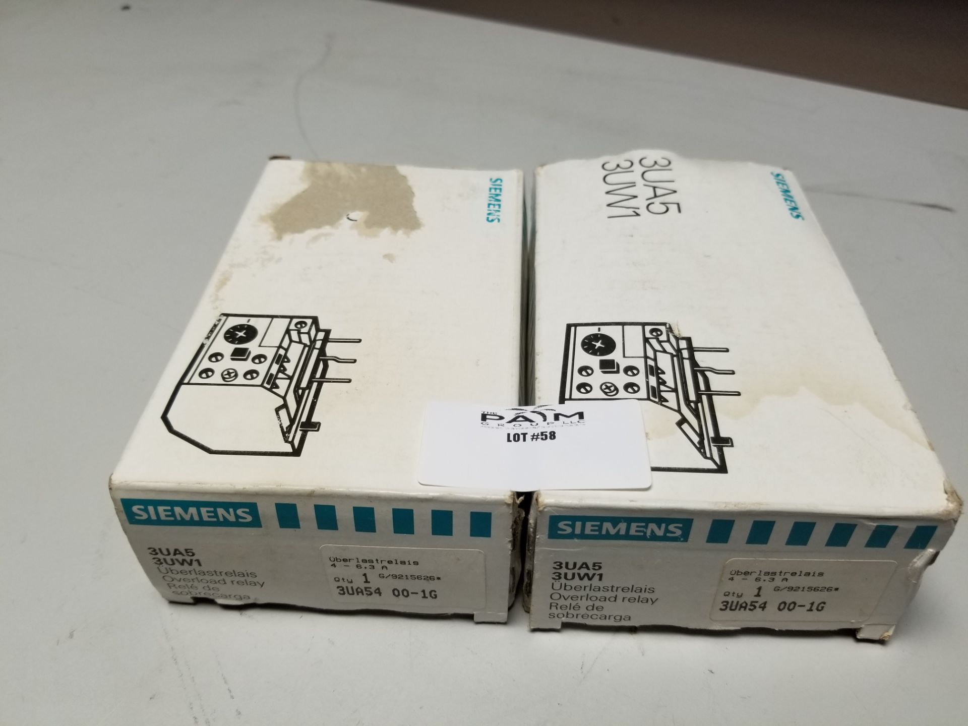 LOT OF NEW SIEMENS 4-6.3A OVERLOAD RELAY