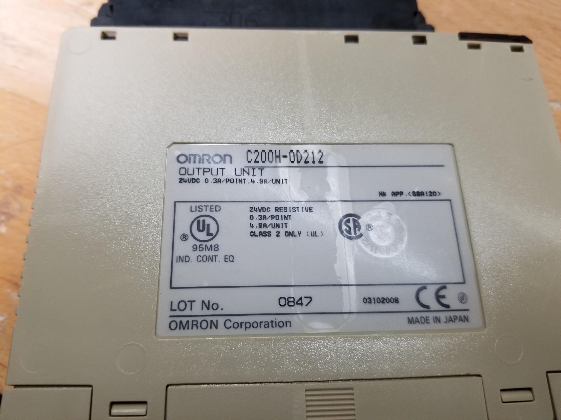LOT OF OMRON PLC MODULES - Image 2 of 2