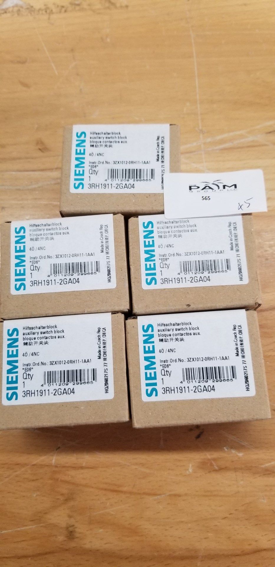 Lot of New Siemens Auxiliary Switch Contact Block