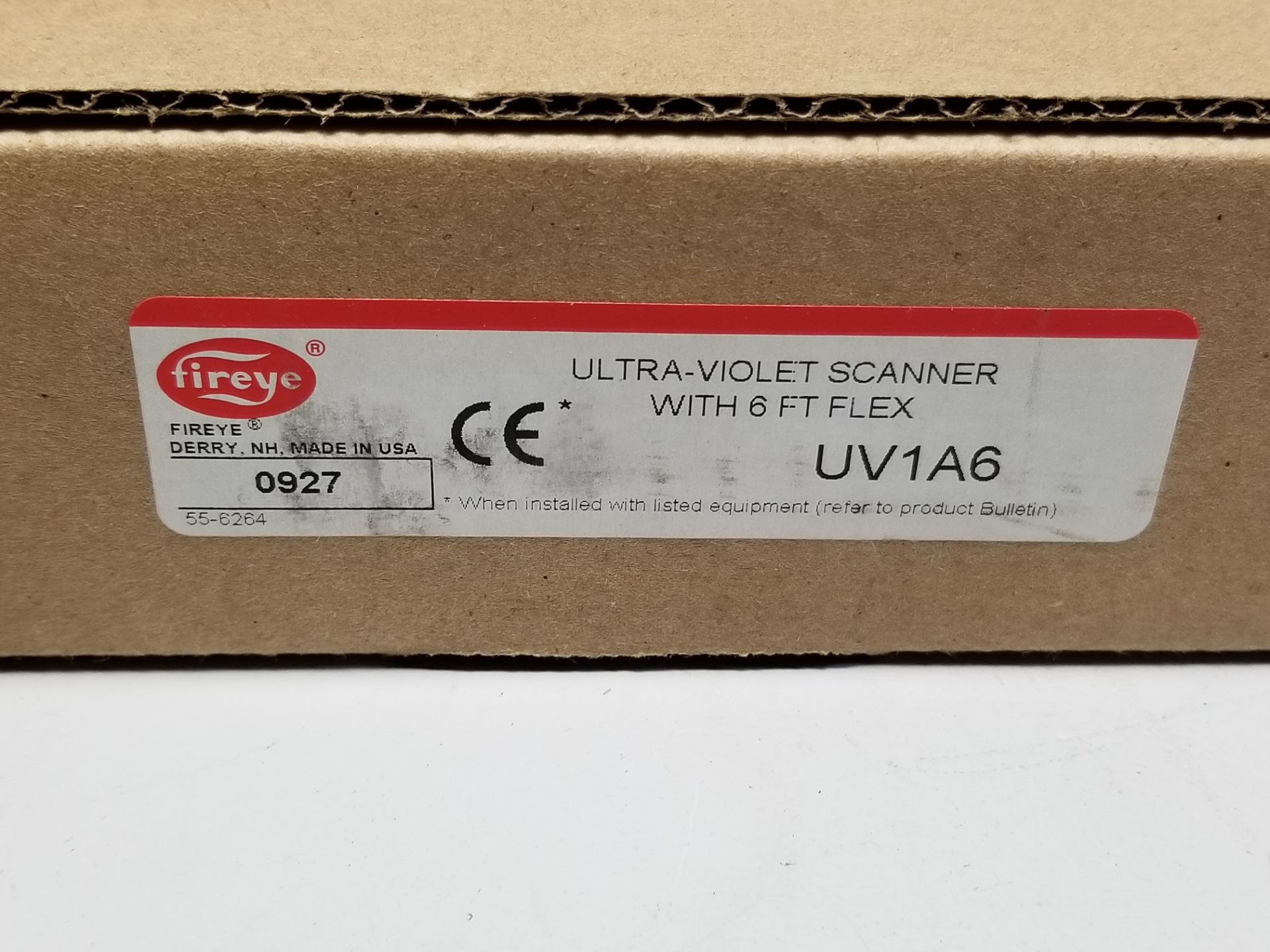 New Fireye Ultra Violet UV Scanner & Flex Cable UV1A6 - Image 2 of 4