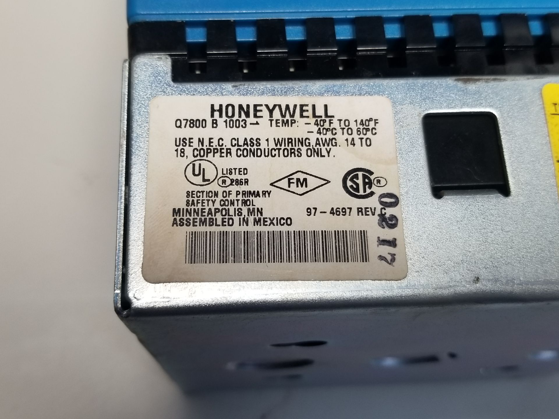 HONEYWELL BURNER CONTROL - Image 4 of 6