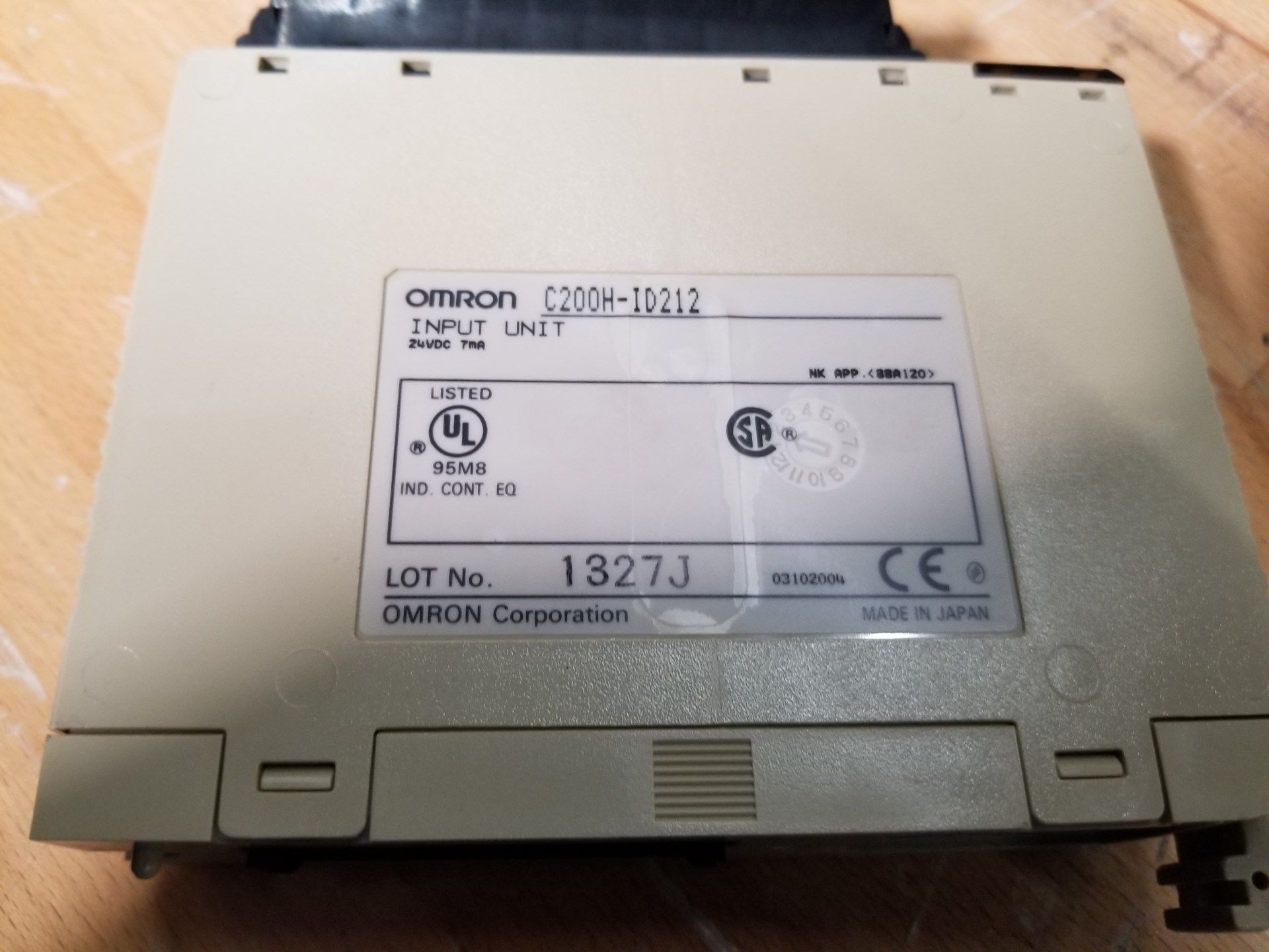 LOT OF OMRON  PLC MODULES (5) C200H-ID212 - Image 2 of 2