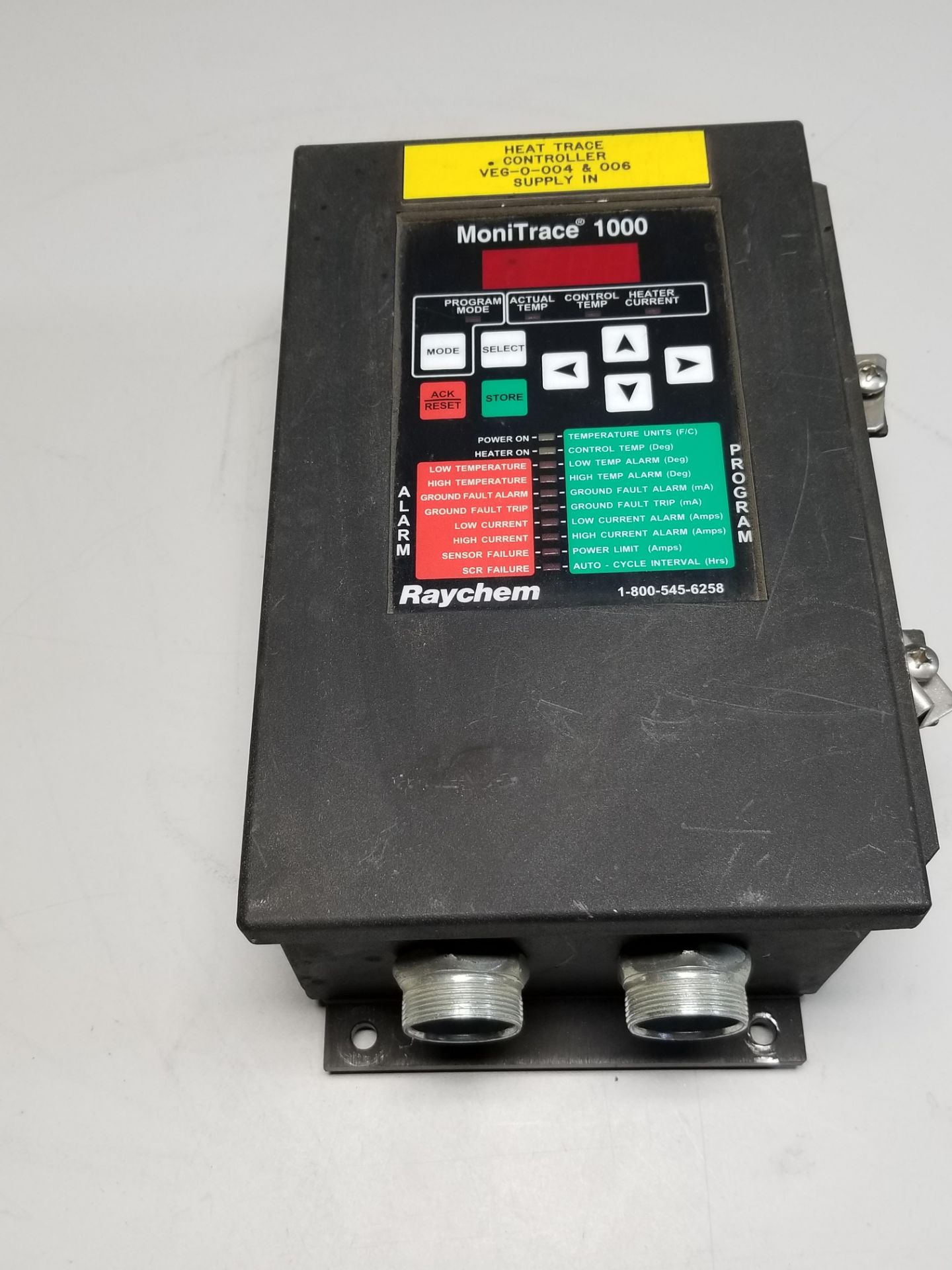 Raychem Monitrace 1000 Heat Tracing Controller Operator Interface