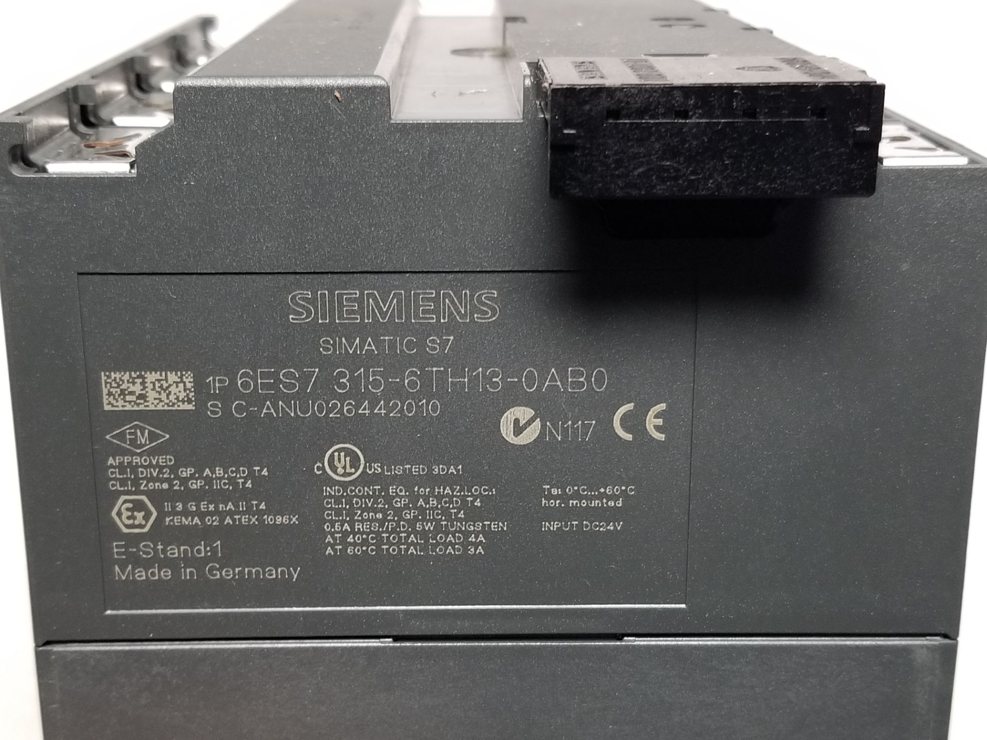 Siemens Simatic S7-300 PLC CPU Processor Unit - Image 4 of 4