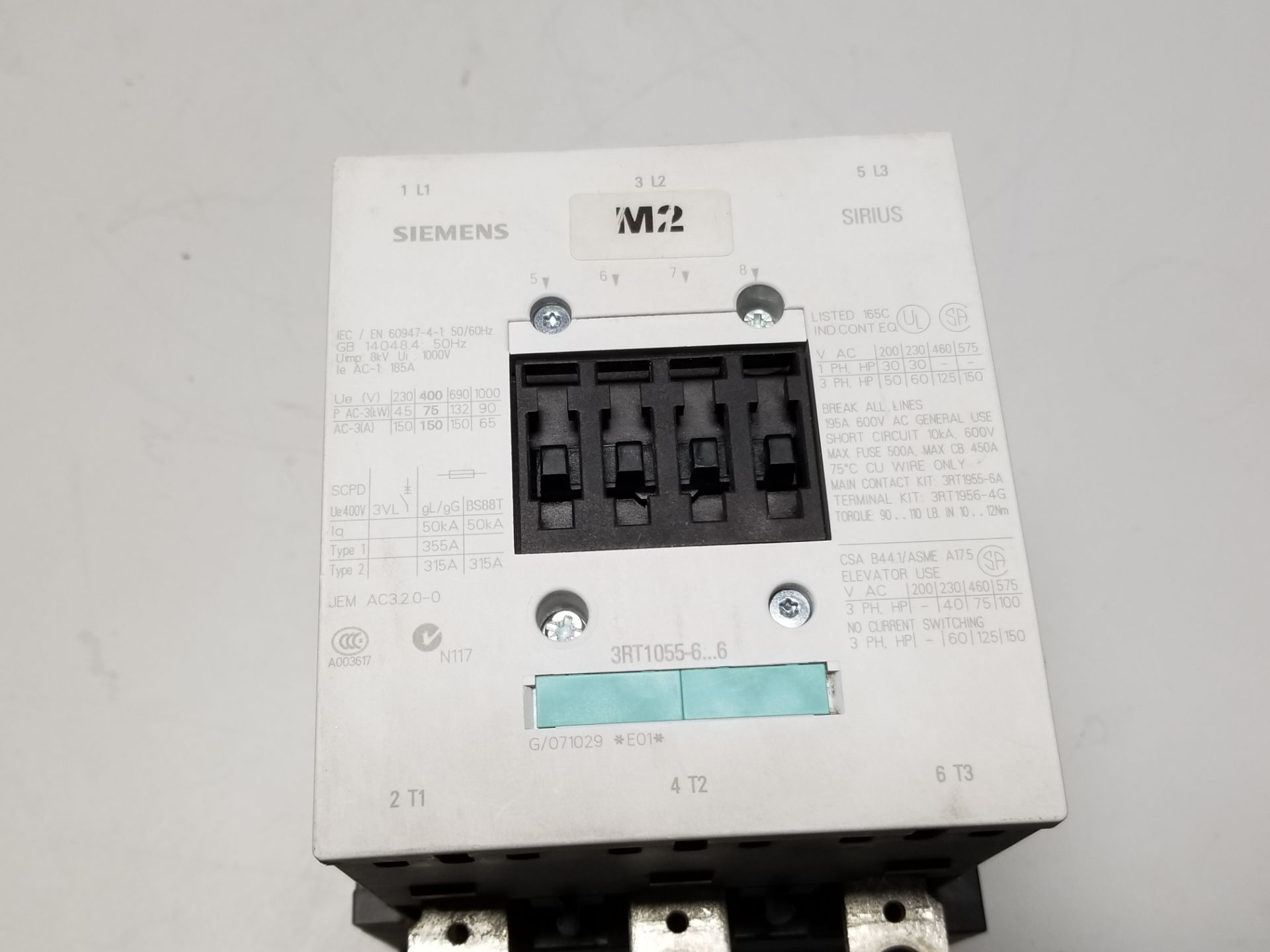 Siemens Motor Contactor - Image 2 of 5