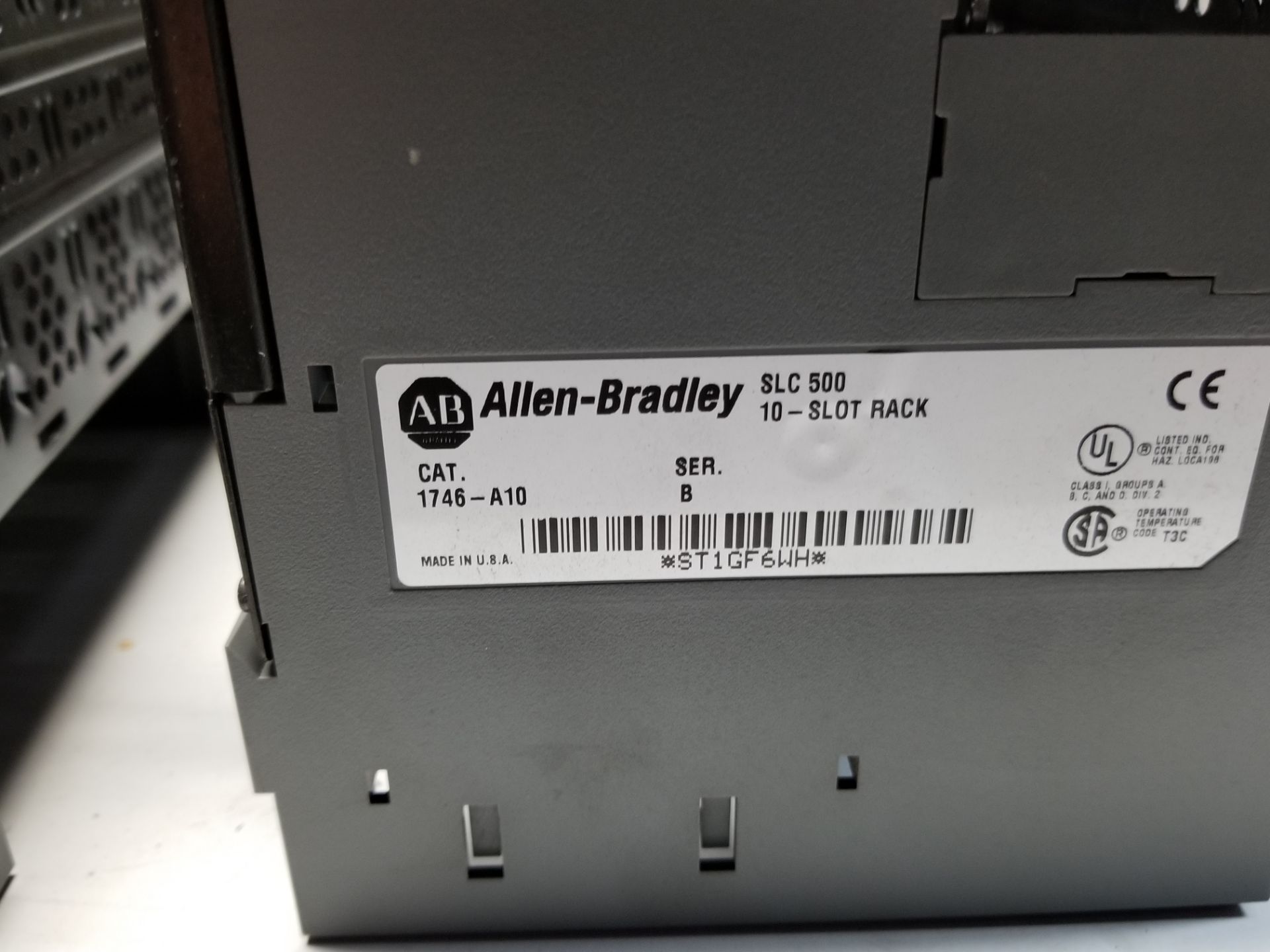 LOT OF ALLEN BRADLEY SLC 500 PLC RACKS WITH POWER SUPPLIES - Image 5 of 7