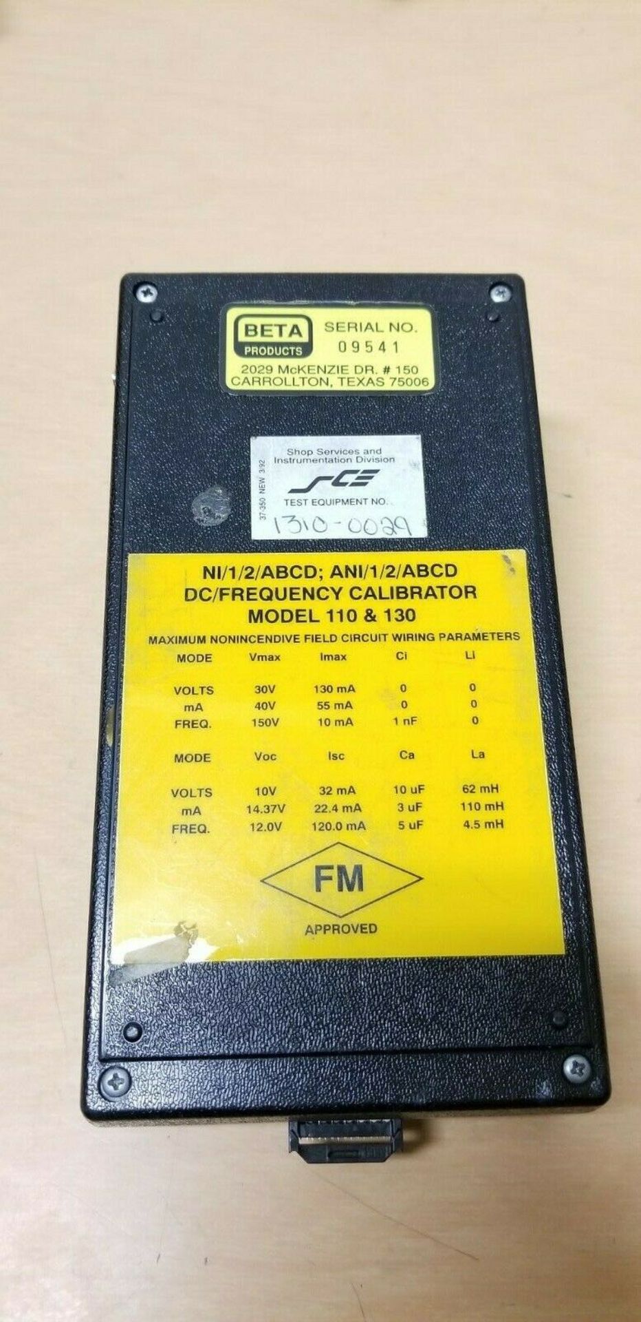 Beta DC Frequency Calibrator With AC Charger - Image 2 of 4