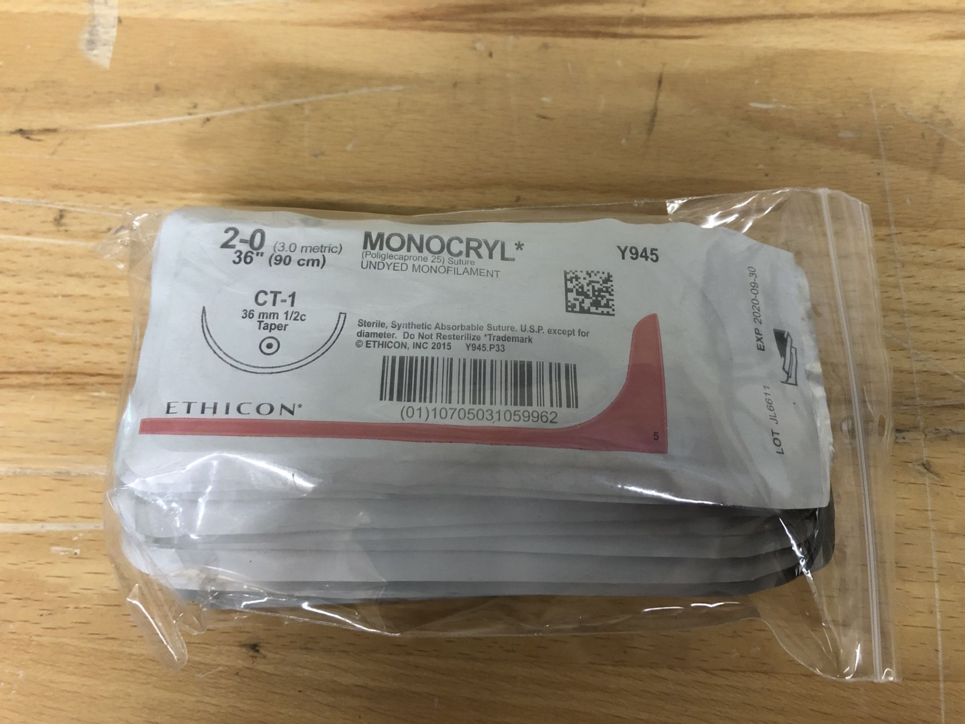 LOT OF ETHICON MEDICAL SUTURES