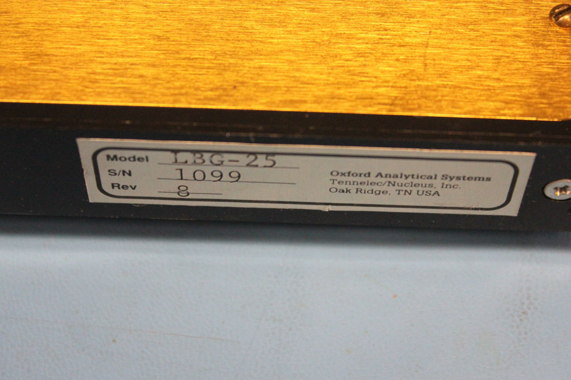 2 Oxford Analytical Systems LBG-25 Gas Proportional Detectors - Image 2 of 3