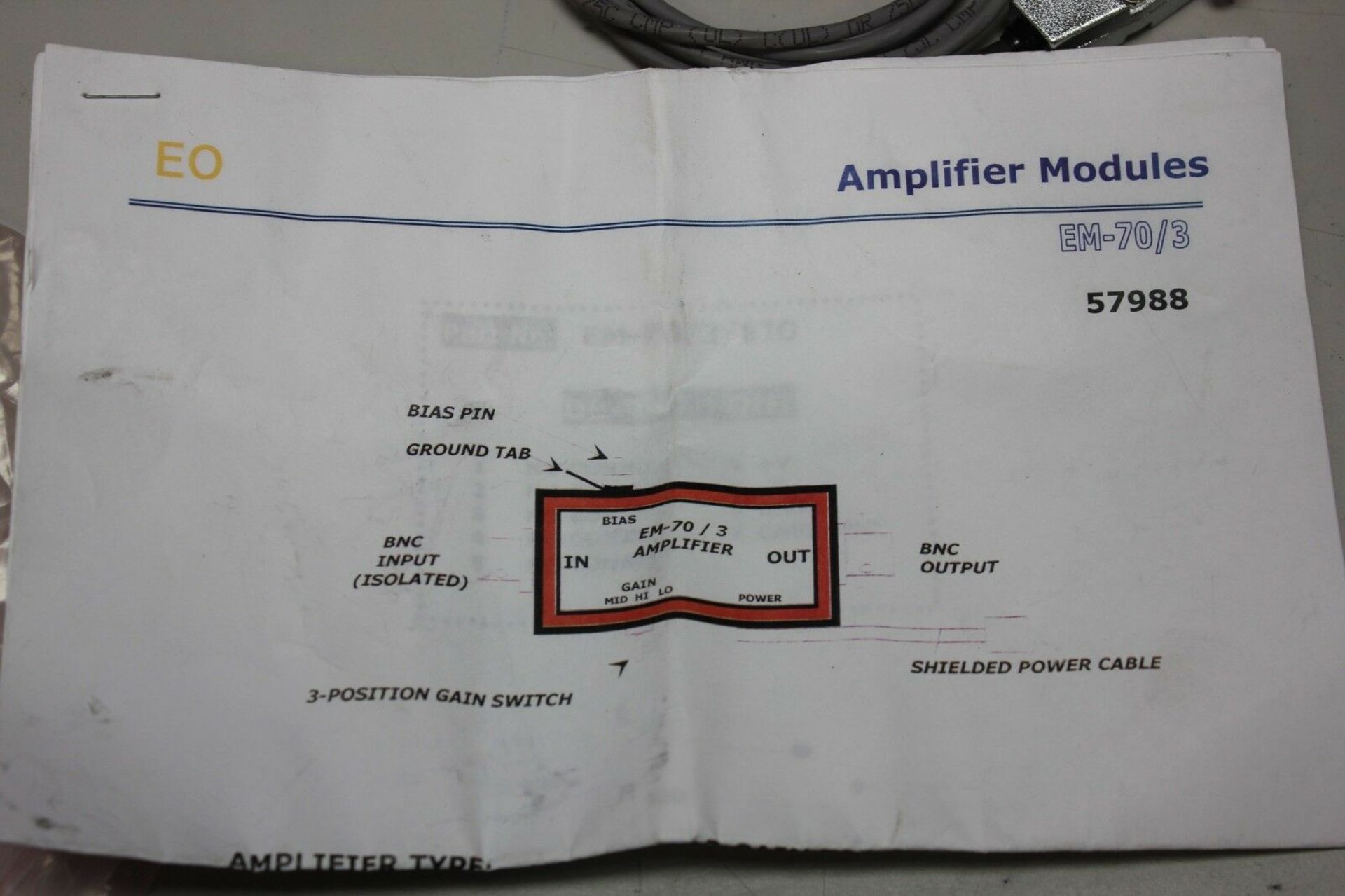 New Edmund Optics Single Stage 3 Gain Transimpedance RF Amplifier - Image 3 of 5
