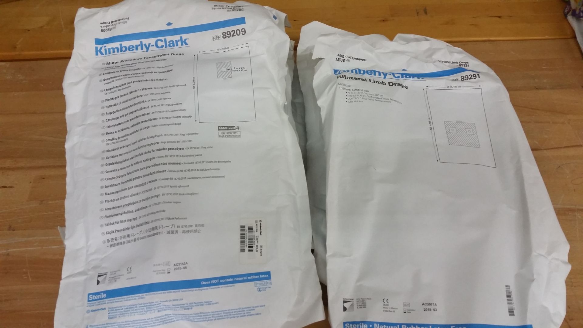 LOT OF KIMBERLY CLARK SURGICAL DRAPES