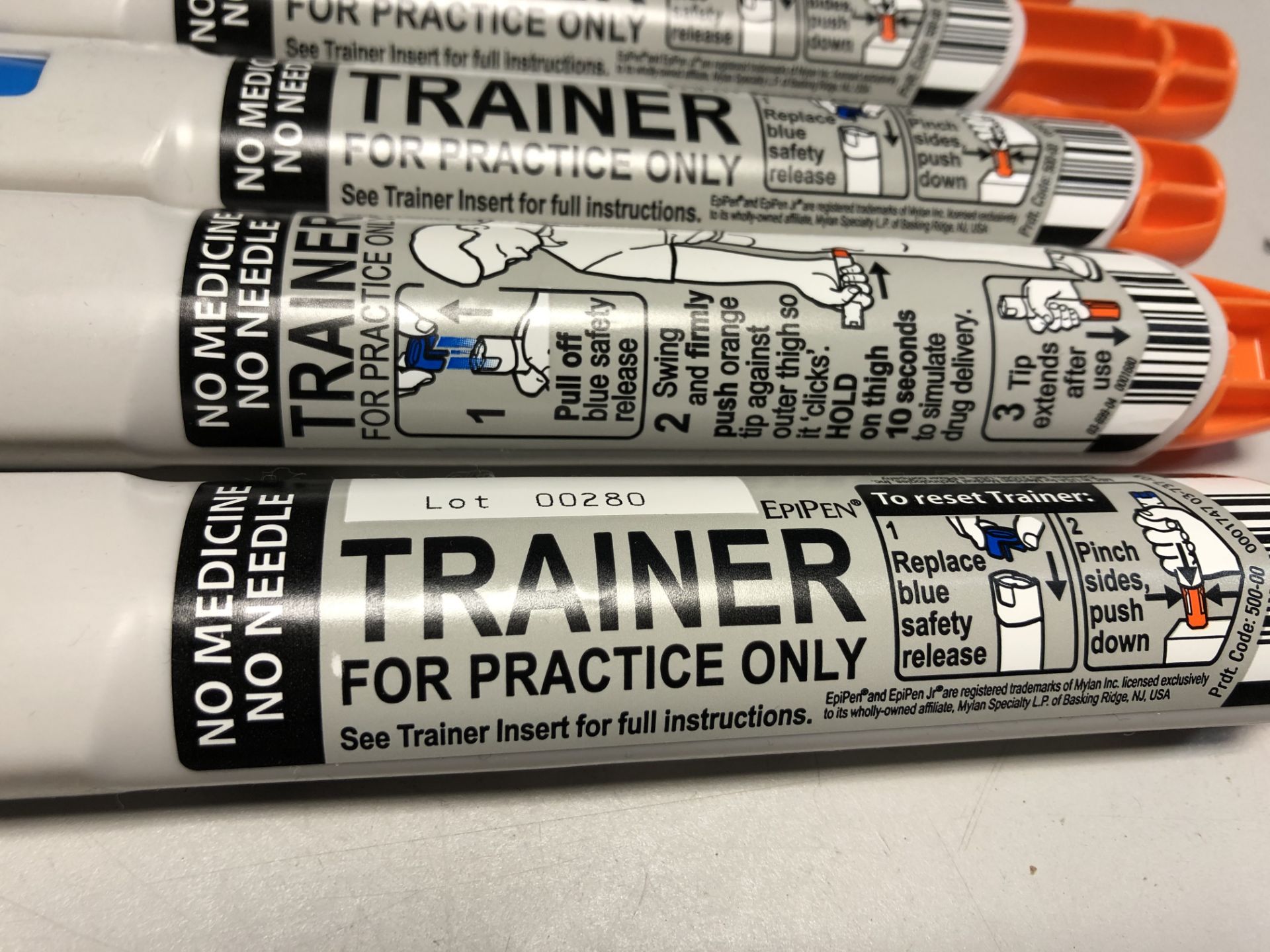 LOT OF EPIPEN INJECTION TRAINERS - Image 2 of 2