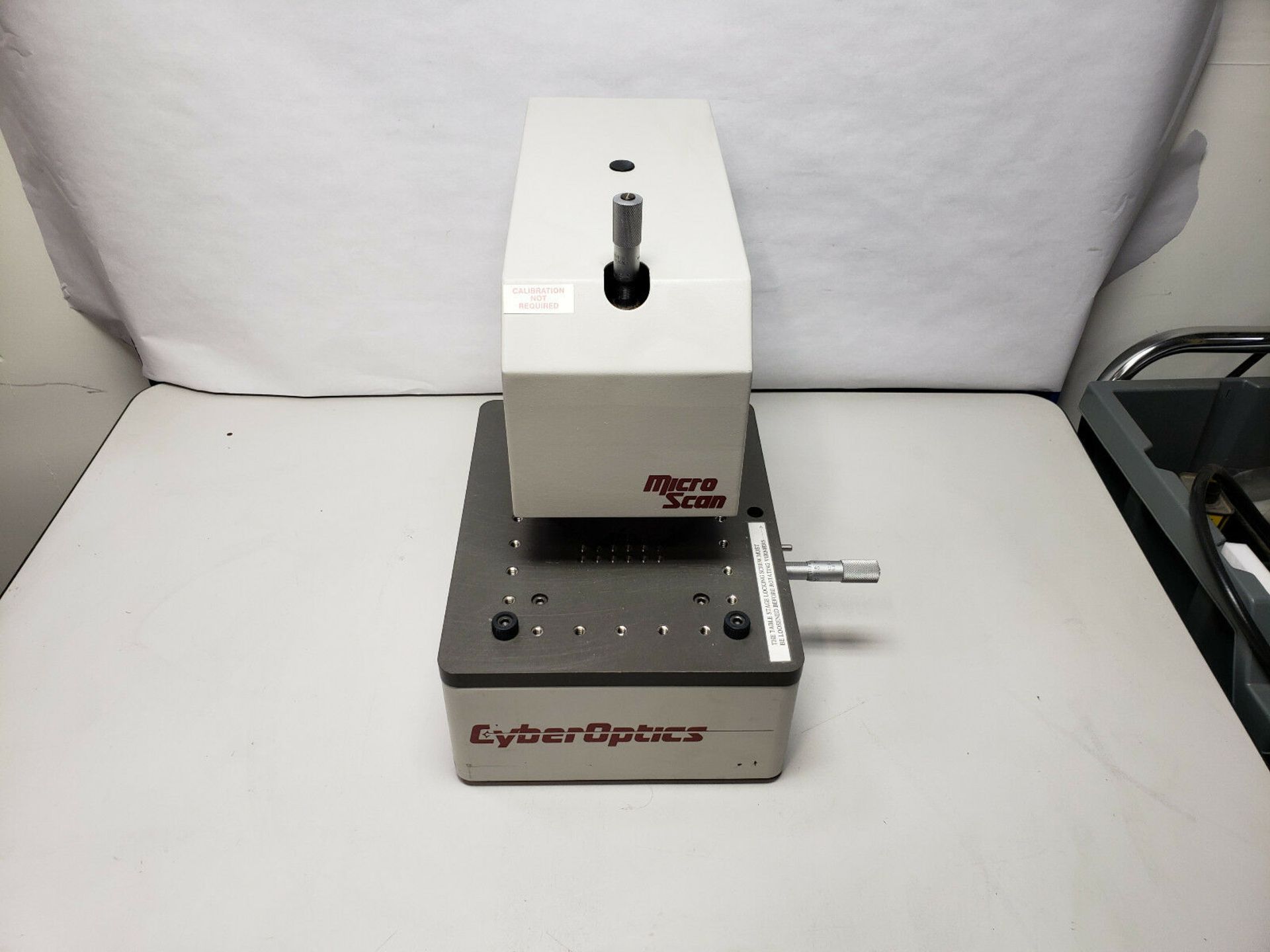 CyberOptics Micro Scan 110 Video Inspection Microscope With Prs-30 Laser