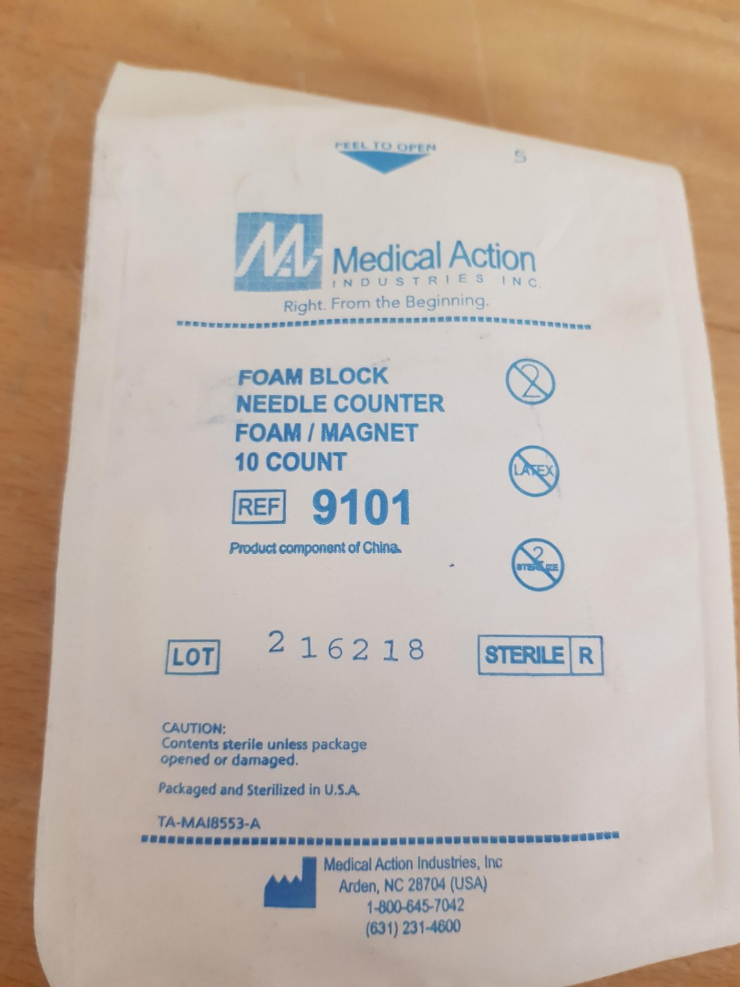 36 NEW MEDICAL ACTION FOAM BLOCK NEEDLE COUNTERS