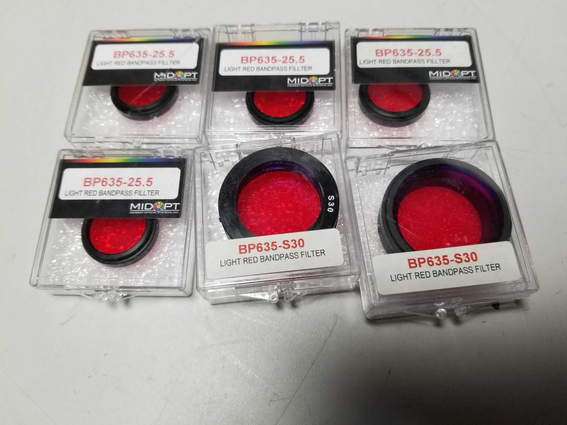 LOT OF 6 NEW MIDOPT OPTICAL BANDPASS FILTERS - Image 4 of 4