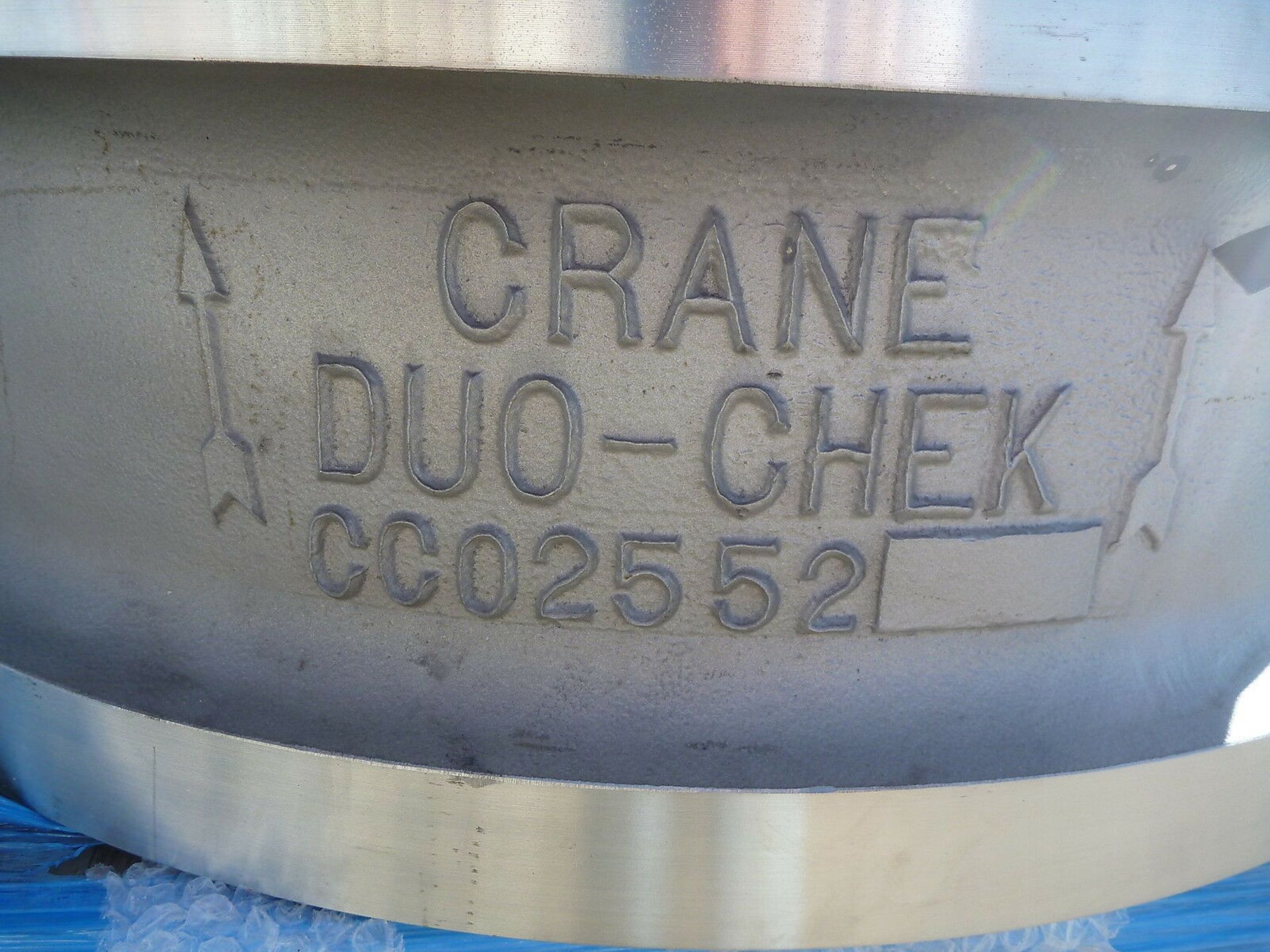 24" SS Unused Crane Duo-Chek Check Valve - Image 4 of 4