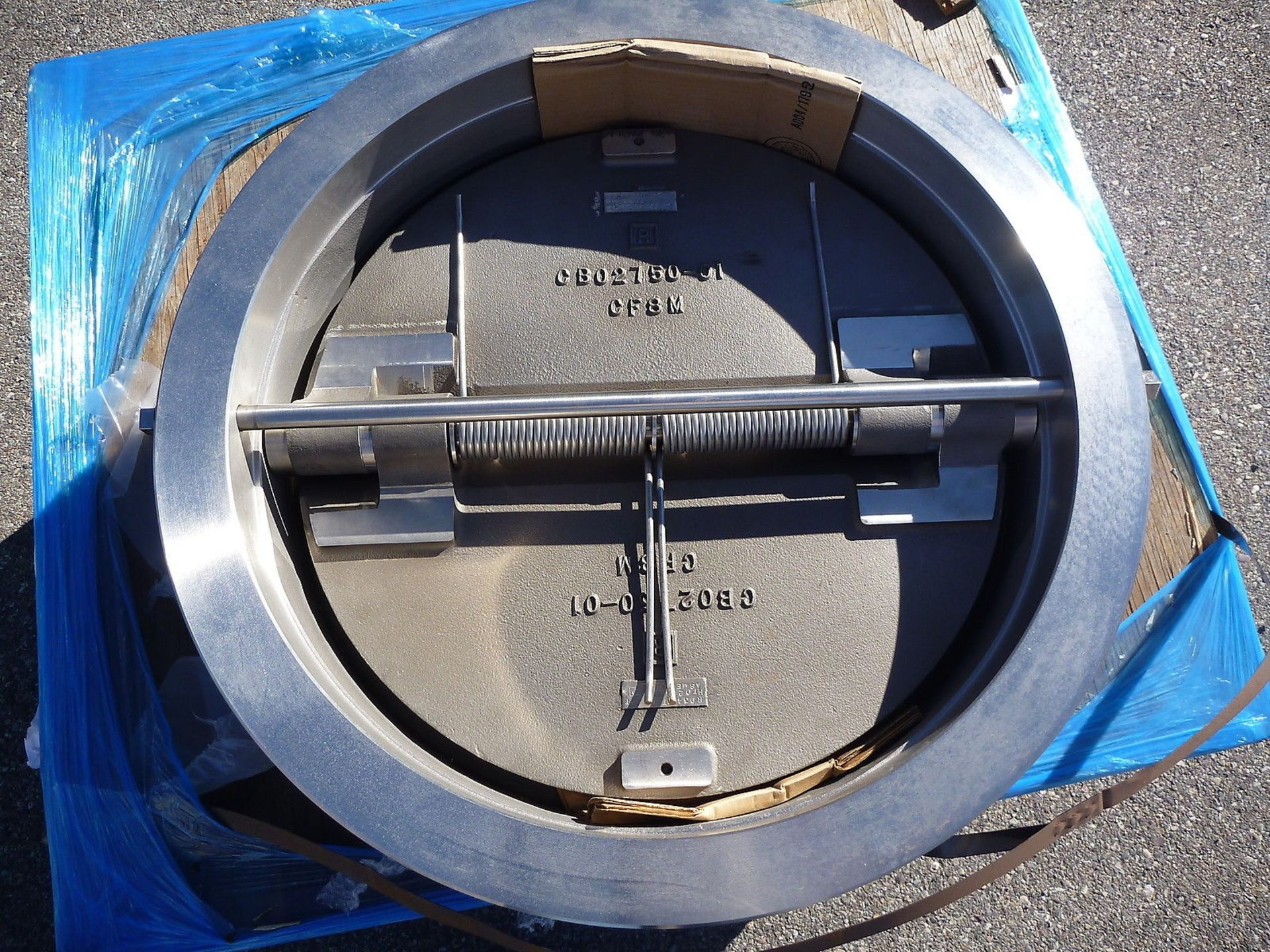 24" SS Unused Crane Duo-Chek Check Valve - Image 2 of 4