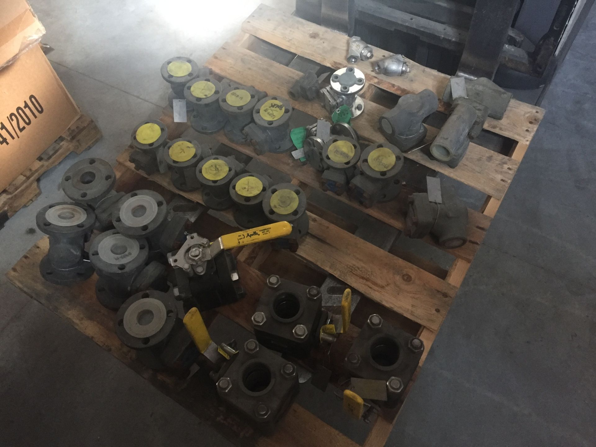 Large Lot of Assorted Unused valves - Ball, Check, Etc