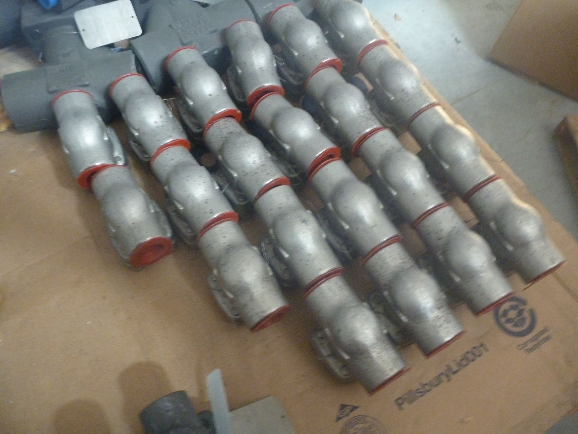 Lot of Unused 1" Stainless steel check valves