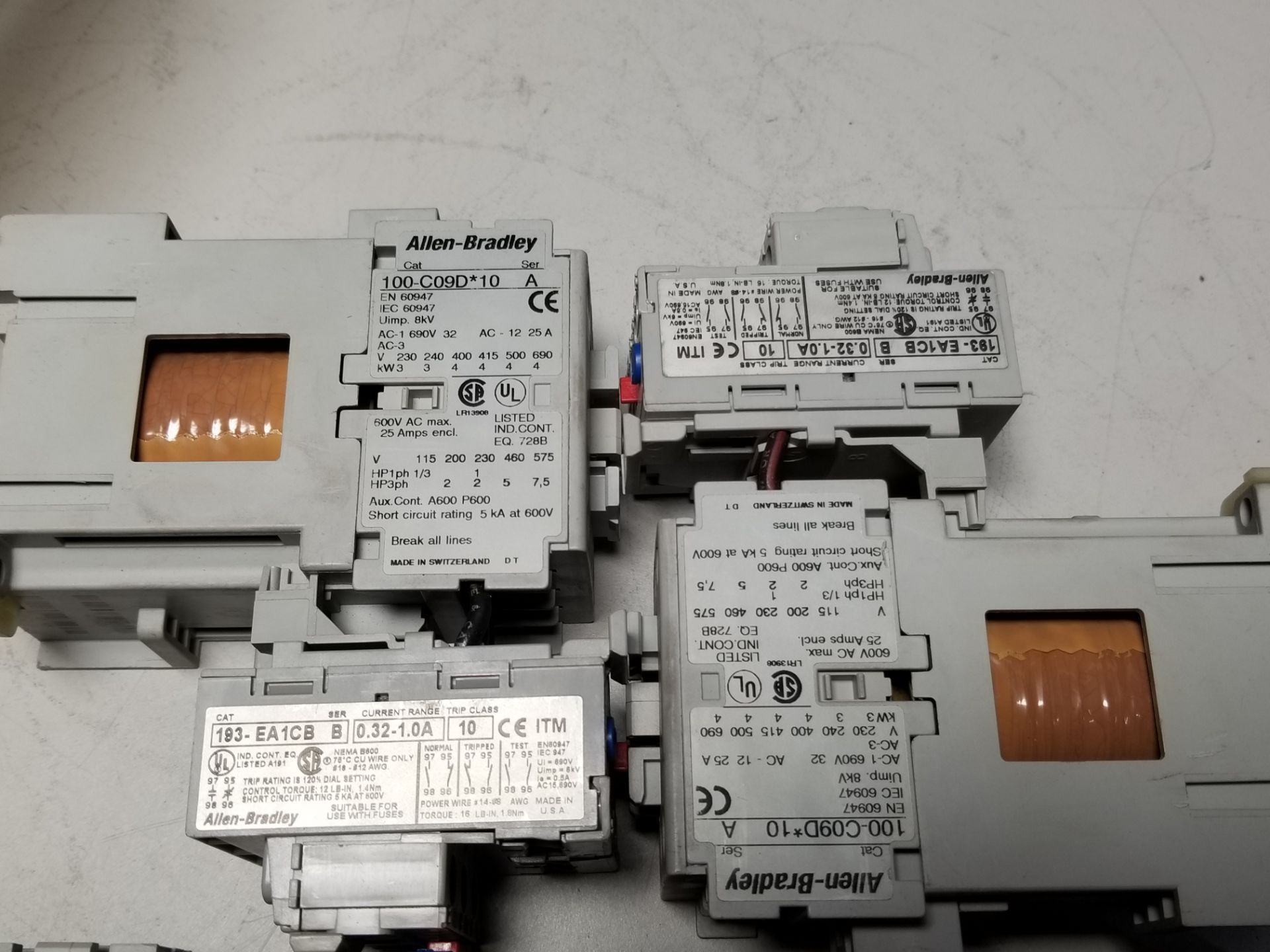 LOT OF ALLEN BRADLEY CONTACTORS WITH OVERLOAD RELAYS - Image 12 of 13