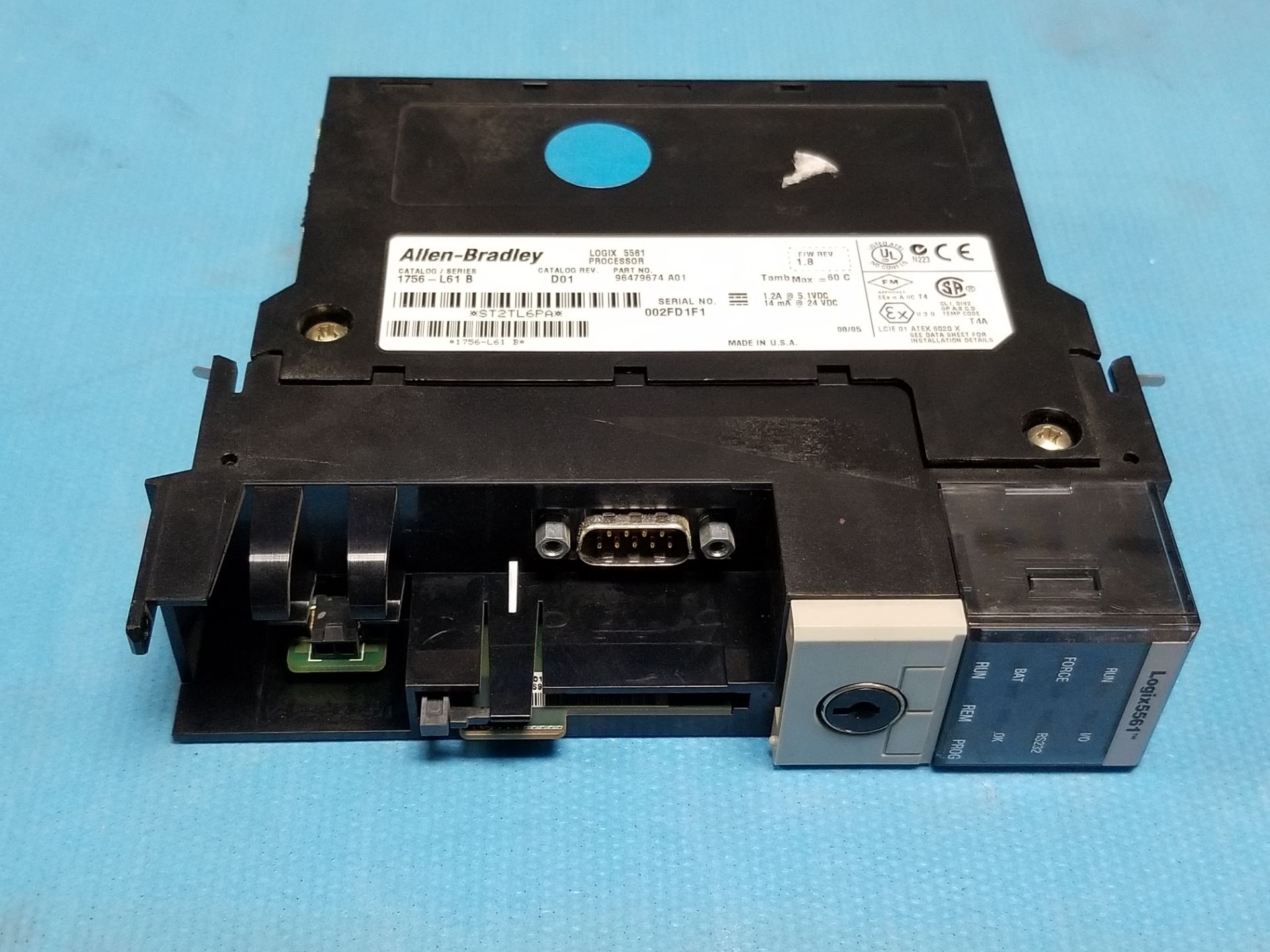 Allen Bradley CPU PLC Module 1756