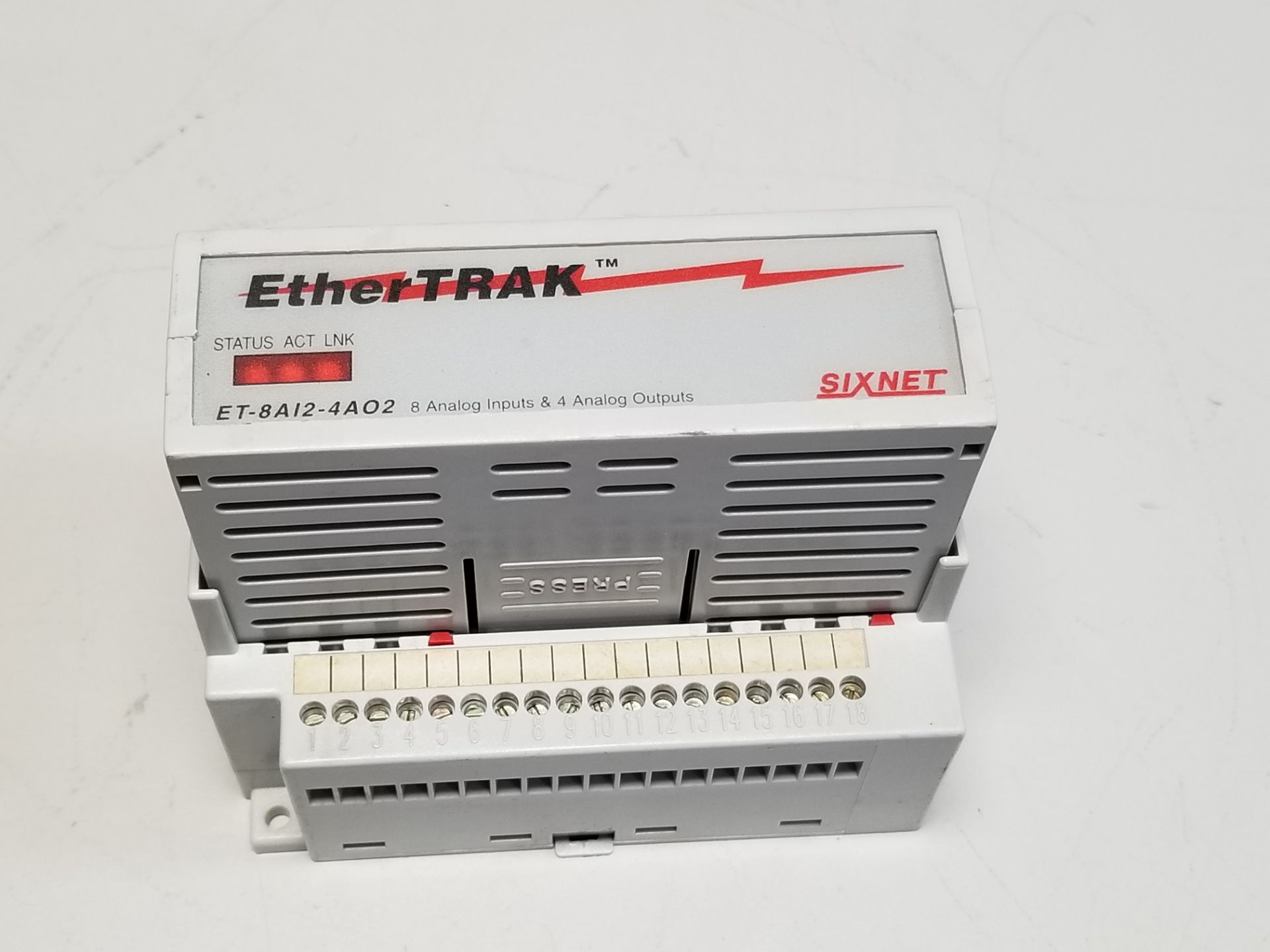 SIXNET ETHERTRAK ETHERNET I/O PLC MODULE