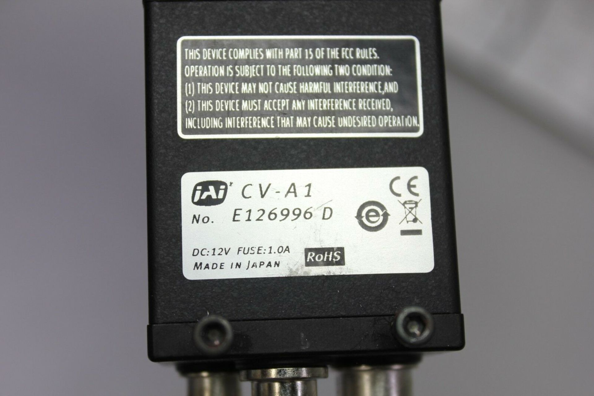 JAI Machine Vision Camera With Moritex Side View Prism & High Resolution Fixed Magnification Lens - Image 3 of 5