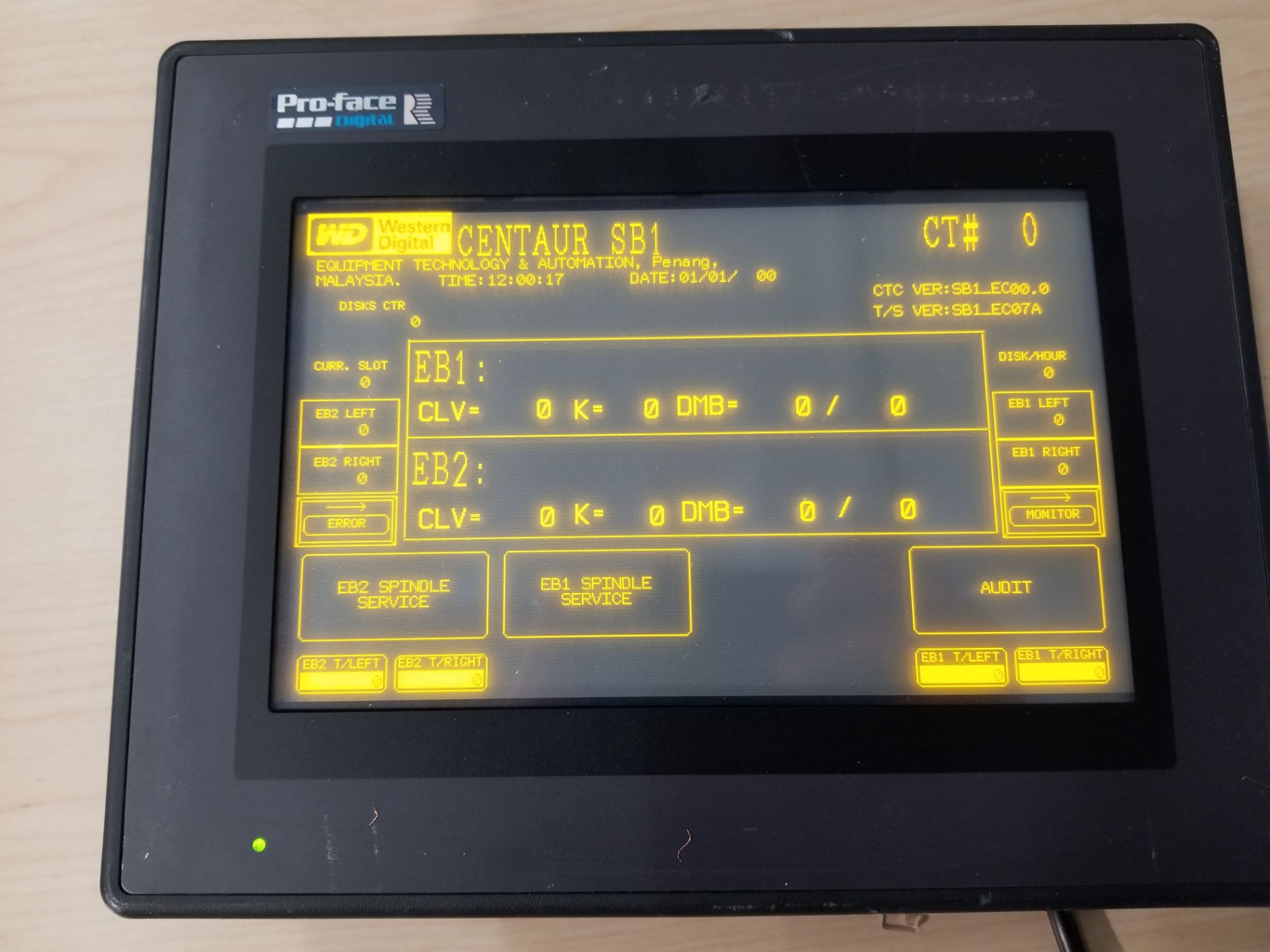 PROFACE GP477R-EG11 DIGITAL OPERATOR INTERFACE PANEL TOUCH SCREEN - Image 6 of 6