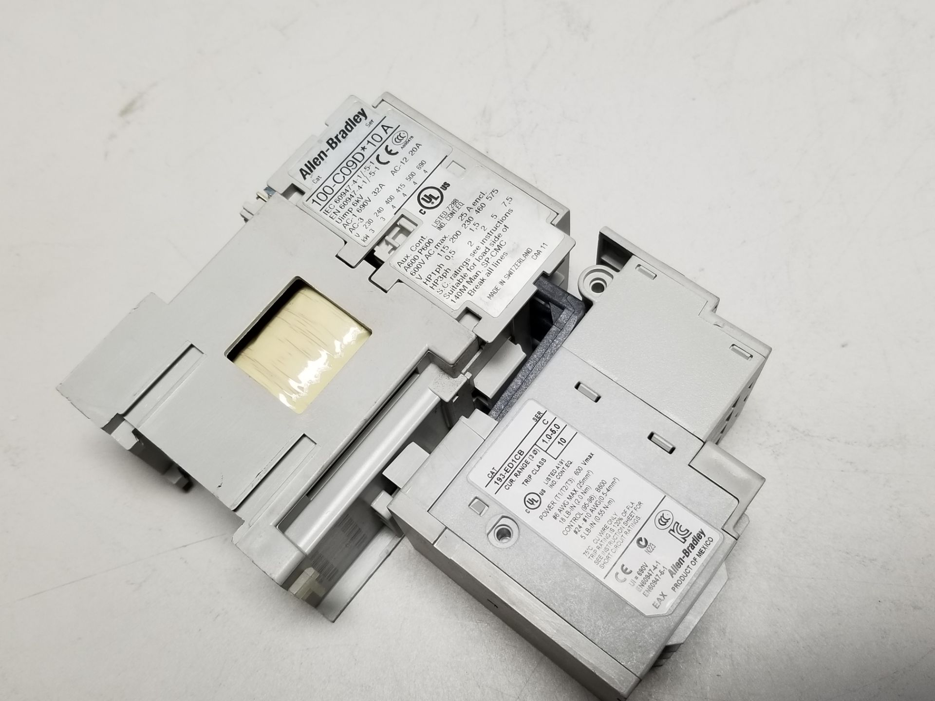 LOT OF ALLEN BRADLEY CONTACTORS WITH OVERLOAD RELAYS - Image 7 of 13