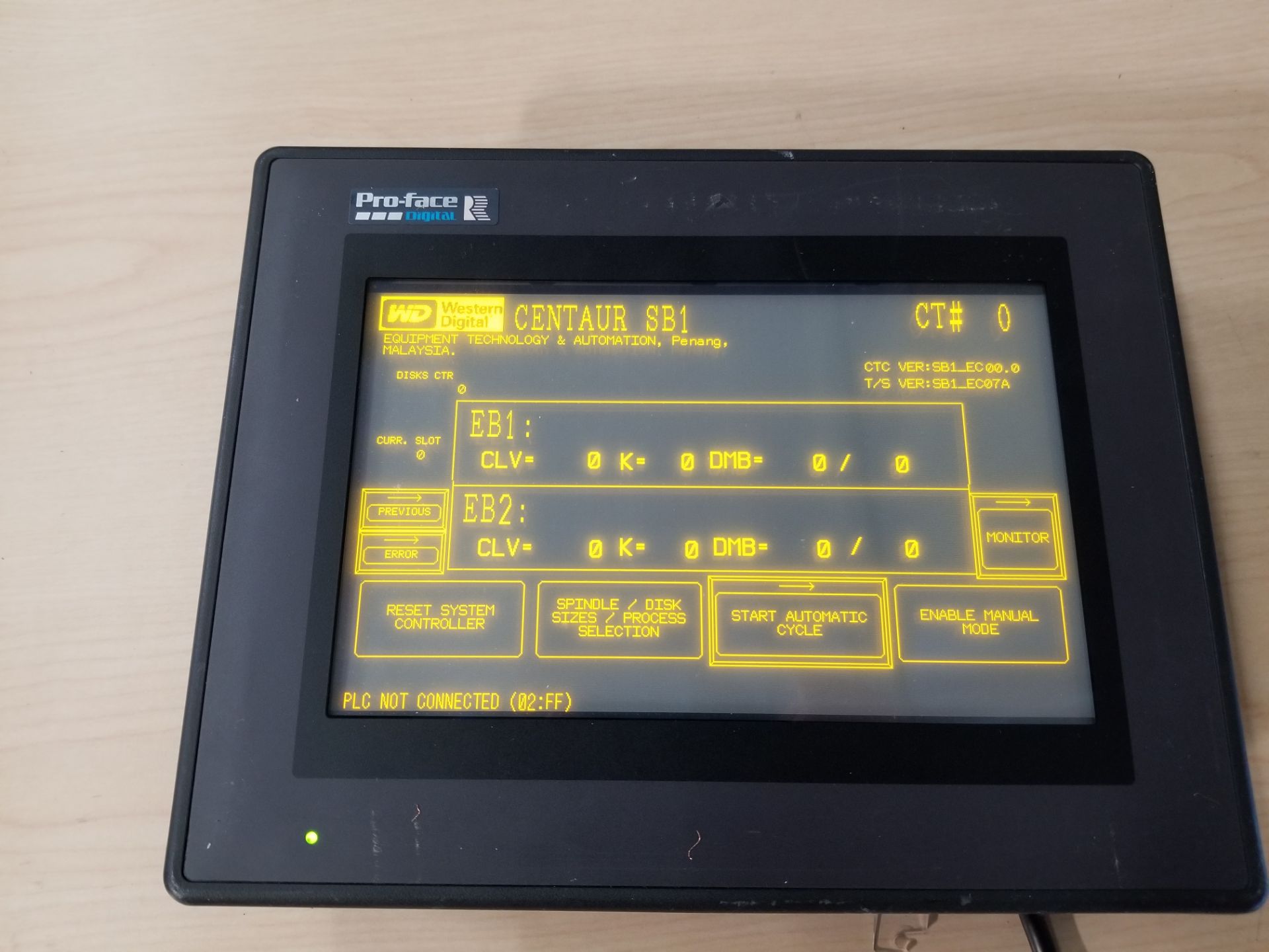 PROFACE GP477R-EG11 DIGITAL OPERATOR INTERFACE PANEL TOUCH SCREEN - Image 5 of 6