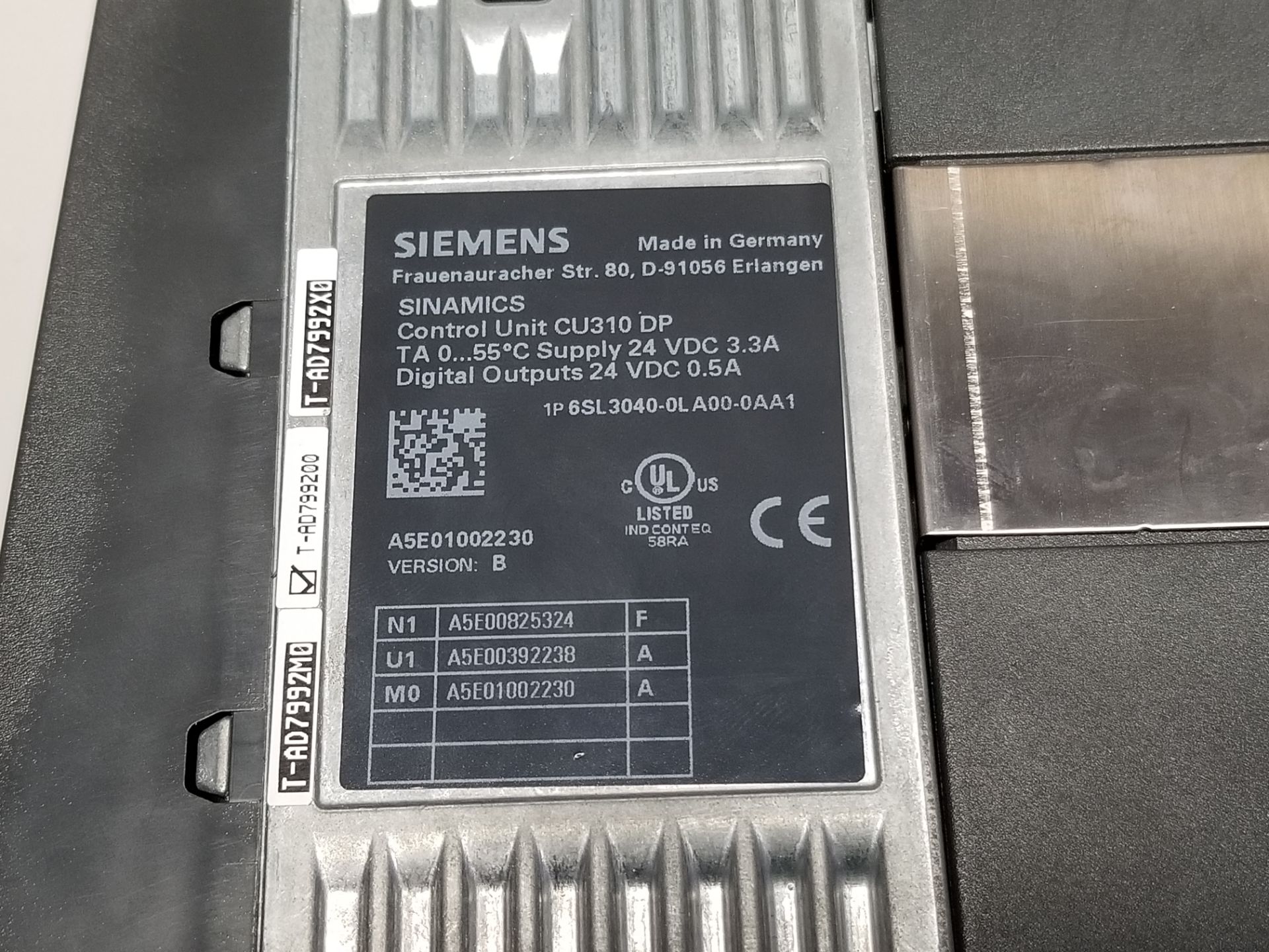 Siemens Sinamics Control Unit PLC Module W/Power Module - Image 5 of 7