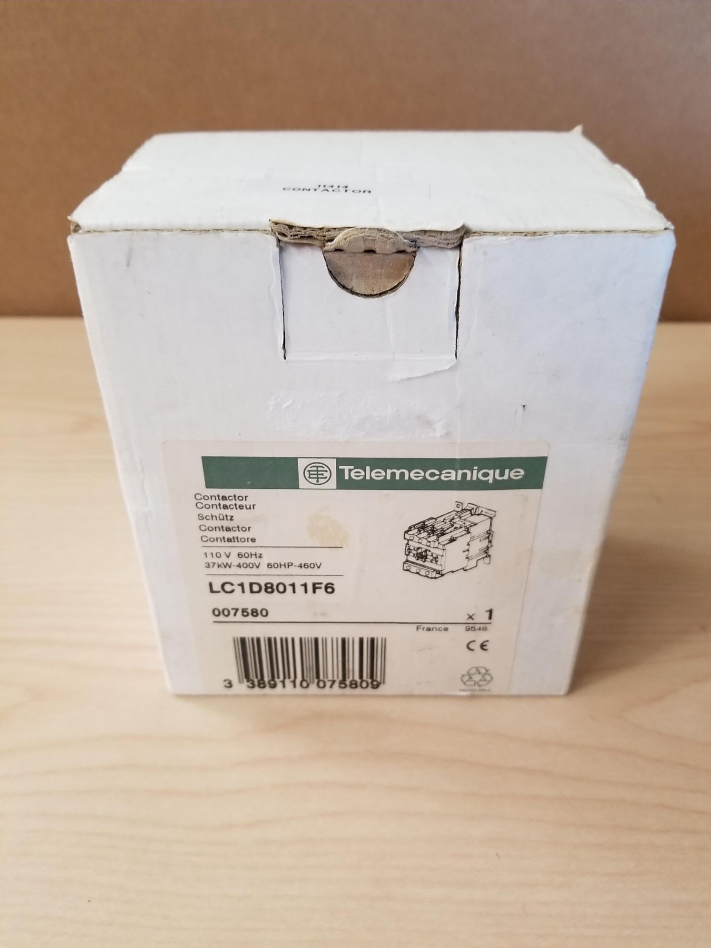 New Telemecanique Contactor 110V Coil 60HP 460V