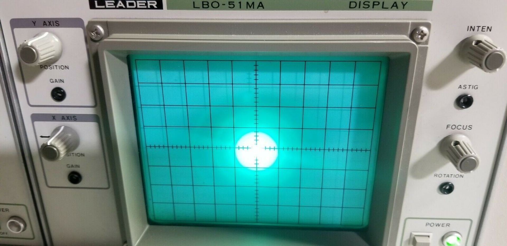 DUAL LEADER RACKMOUNT CRT X-Y DISPLAY/OSCILLOSCOPE - Image 6 of 7