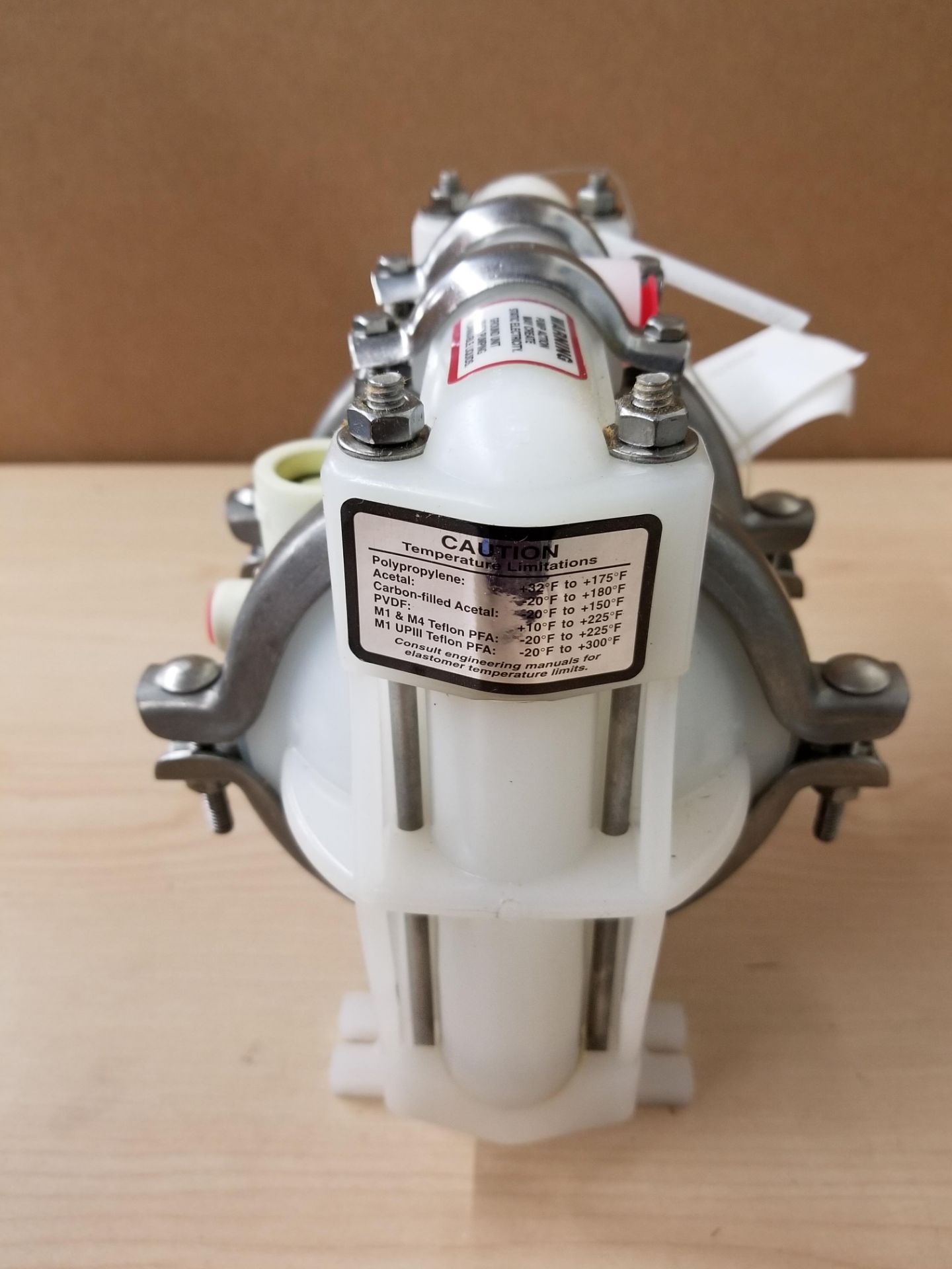 New Wilden Teflon Double Diaphragm Pump - Image 6 of 12