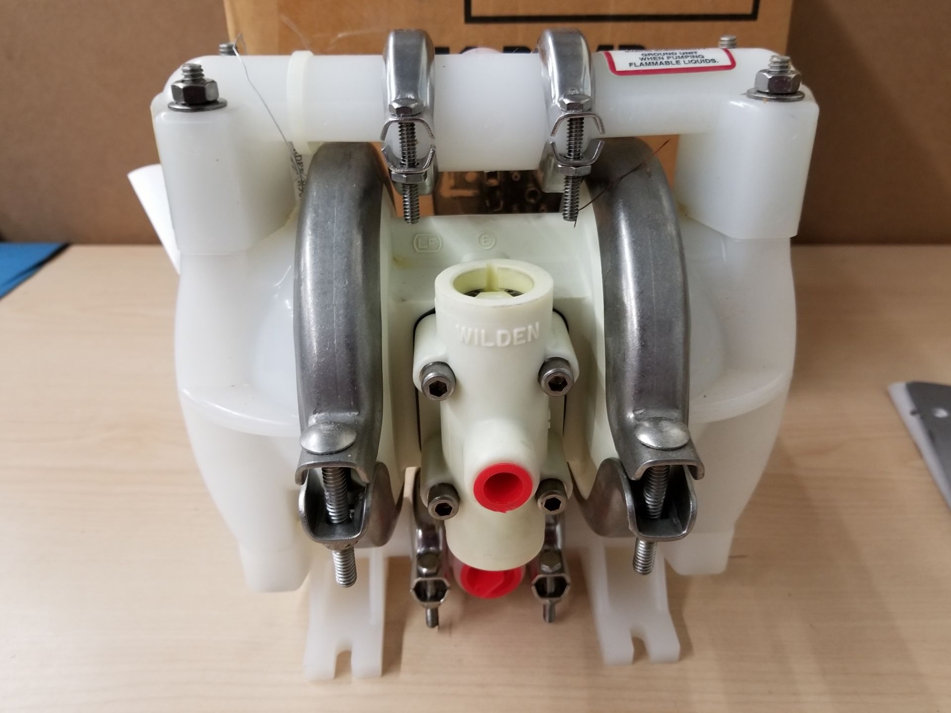 New Wilden Teflon Double Diaphragm Pump - Image 4 of 12