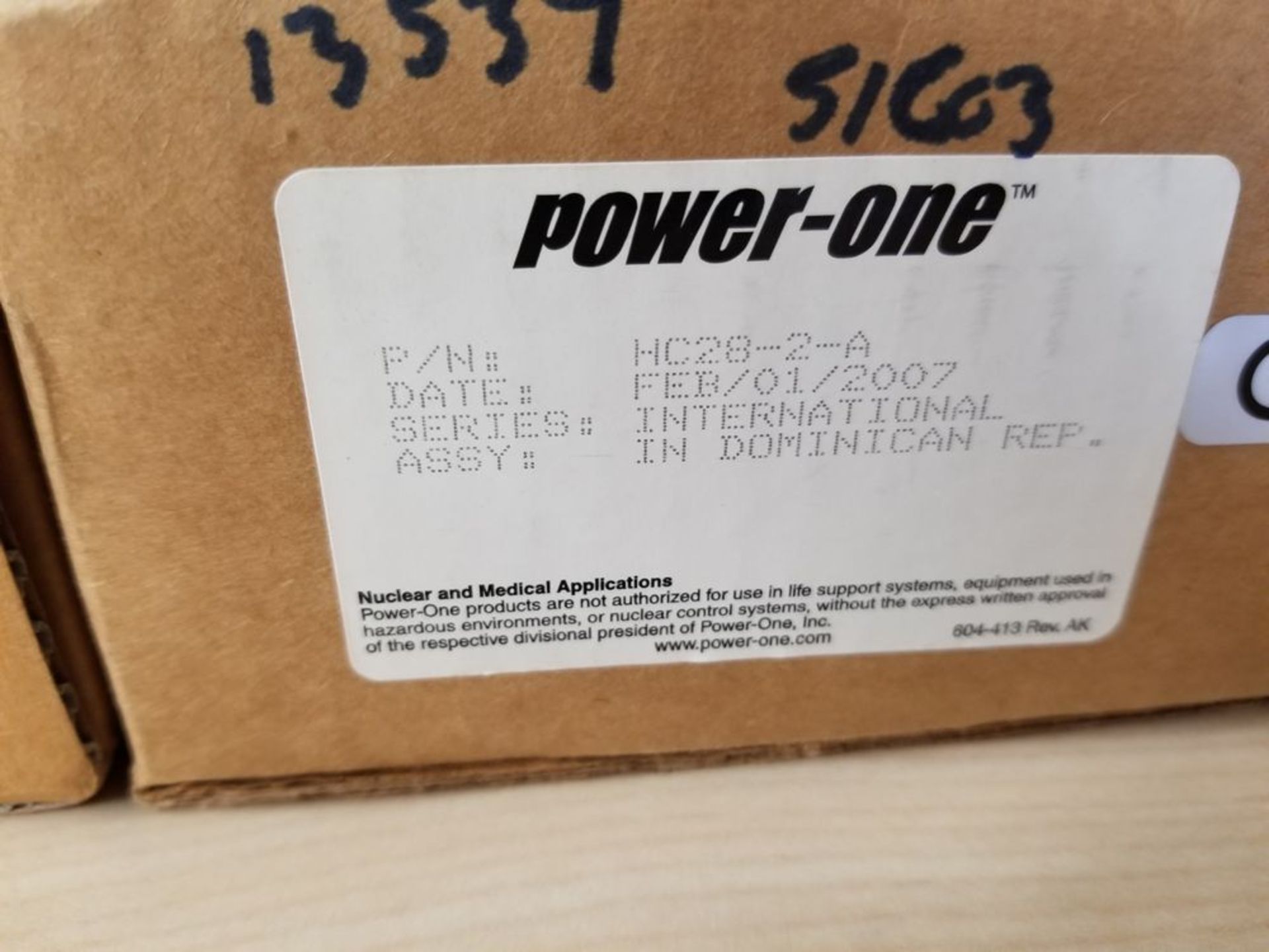 LOT OF 3 NEW POWER ONE AUTOMATION POWER SUPPLY - Image 3 of 6