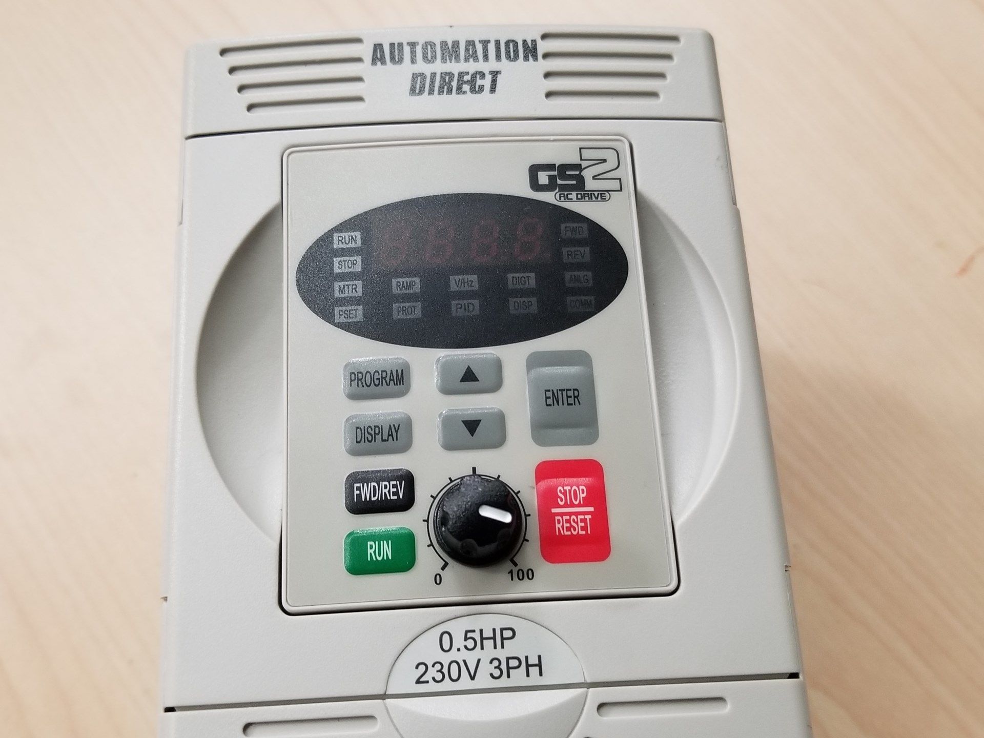 AUTOMATION DIRECT GS2-20P5 0.5HP AC DRIVE - Image 2 of 3