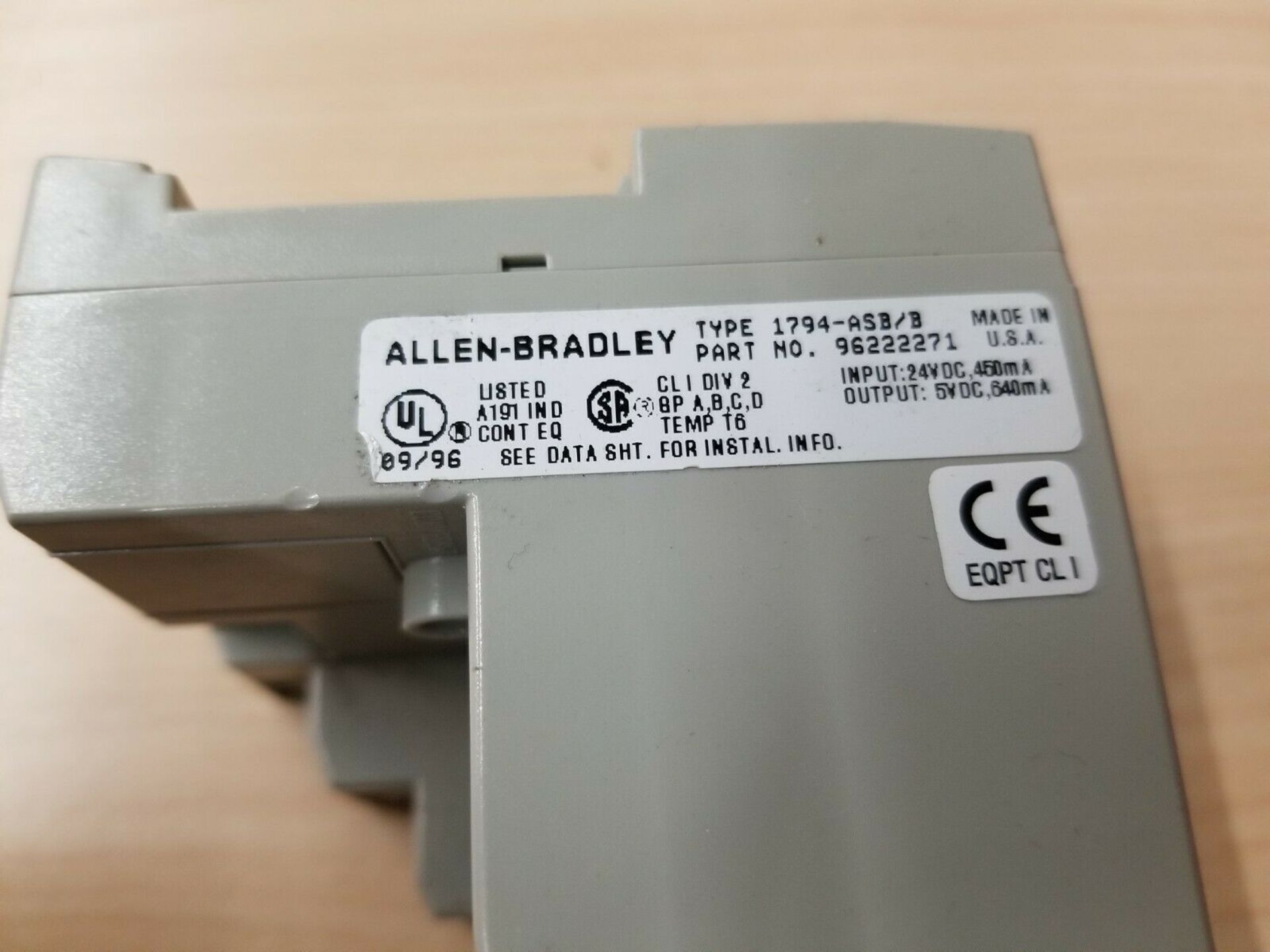 Allen Bradley Flex I/O 24VDC Power Supply RIO Adapter - Image 2 of 2